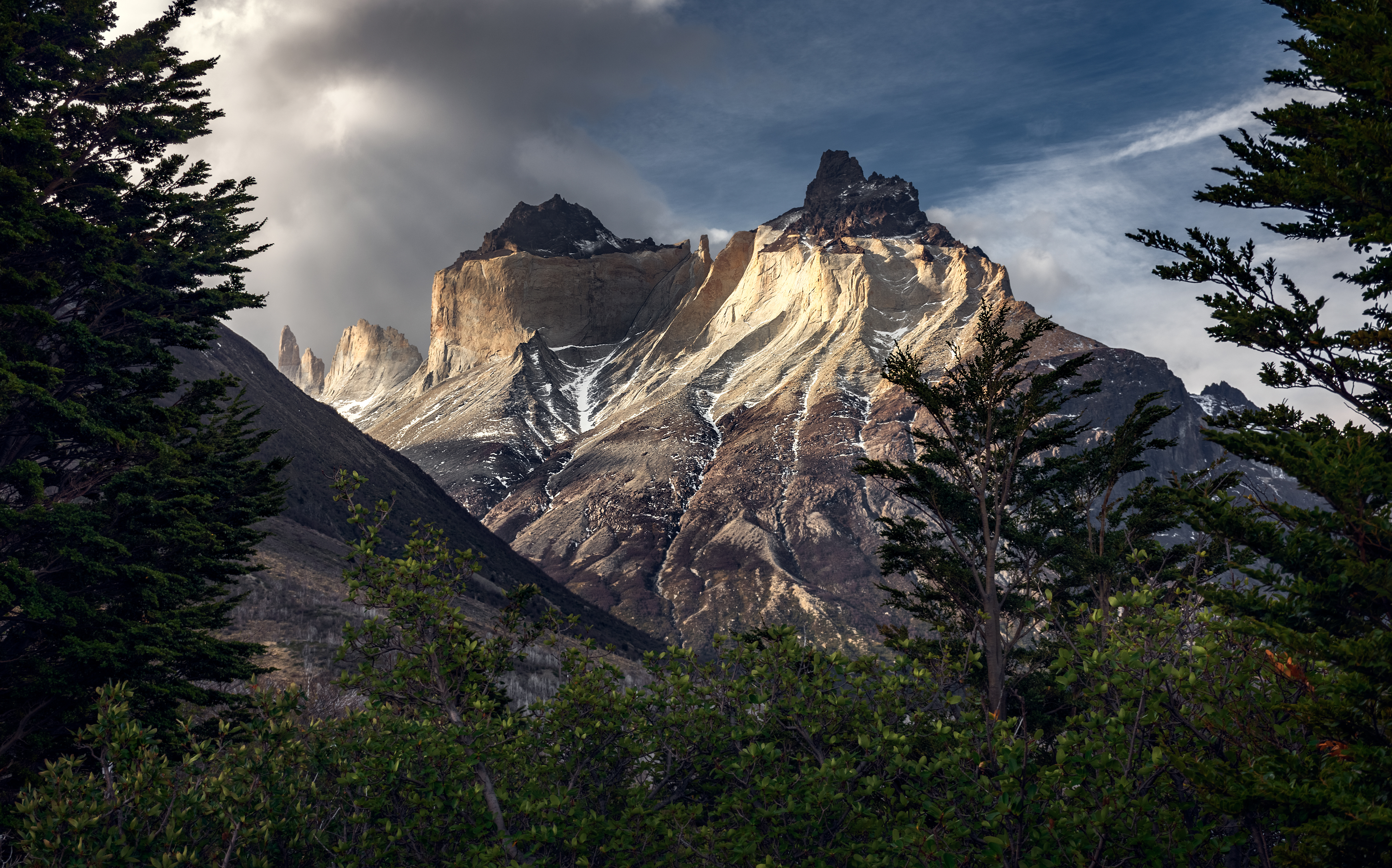 Chile Mountain Patagonia Torres Del Paine National Park 6000x3741
