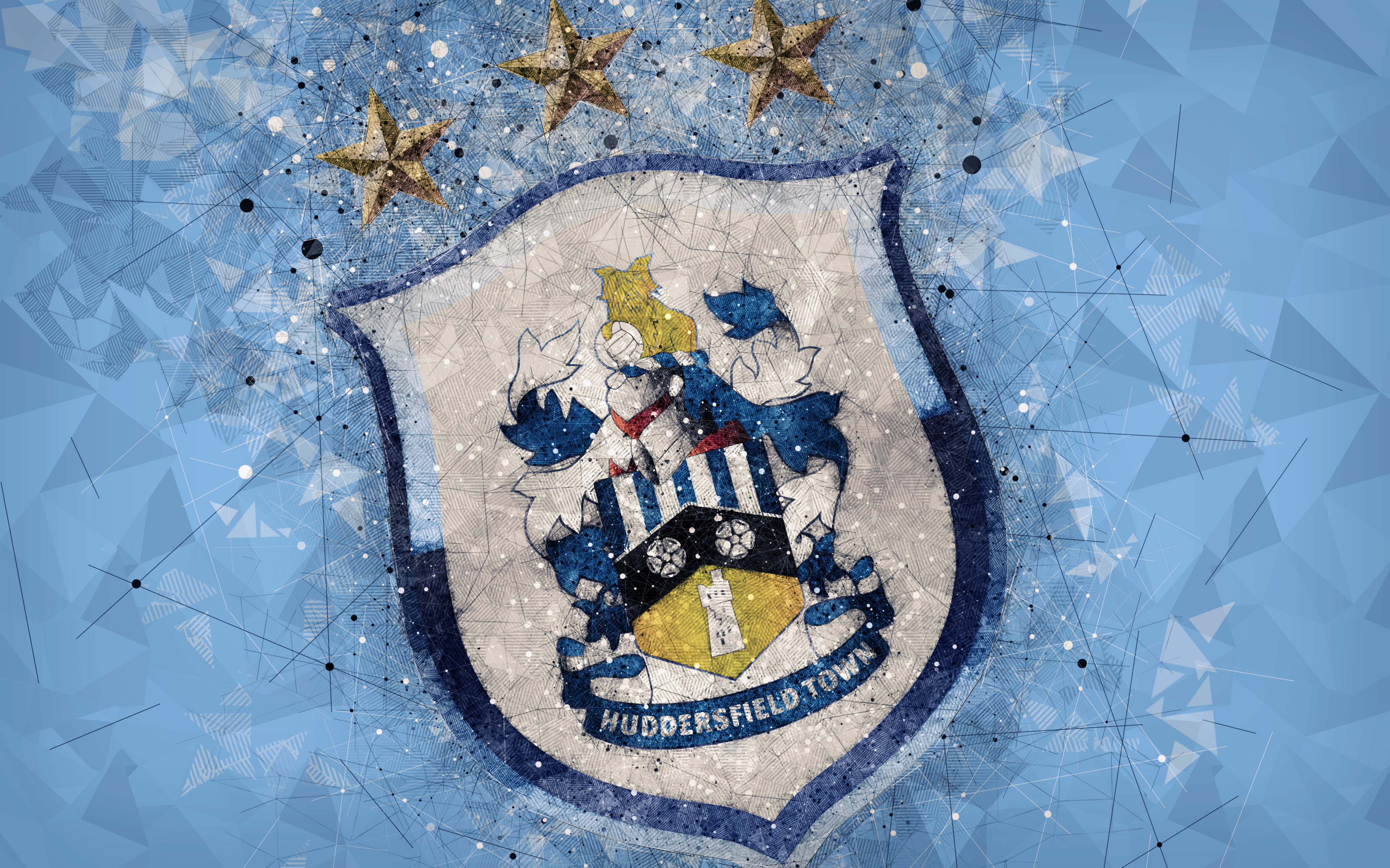 Emblem Huddersfield Town A F C Logo Soccer 3840x2400