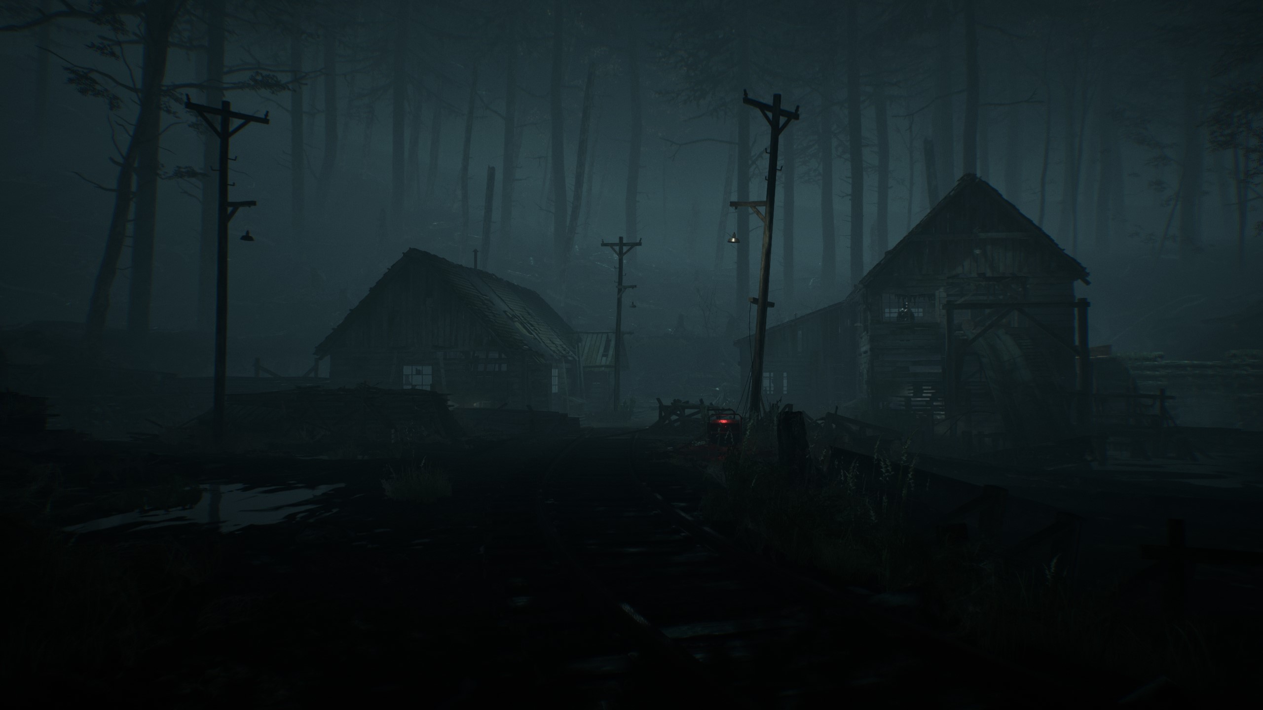 Blair Witch Video Game Forest Sawmill 2560x1440