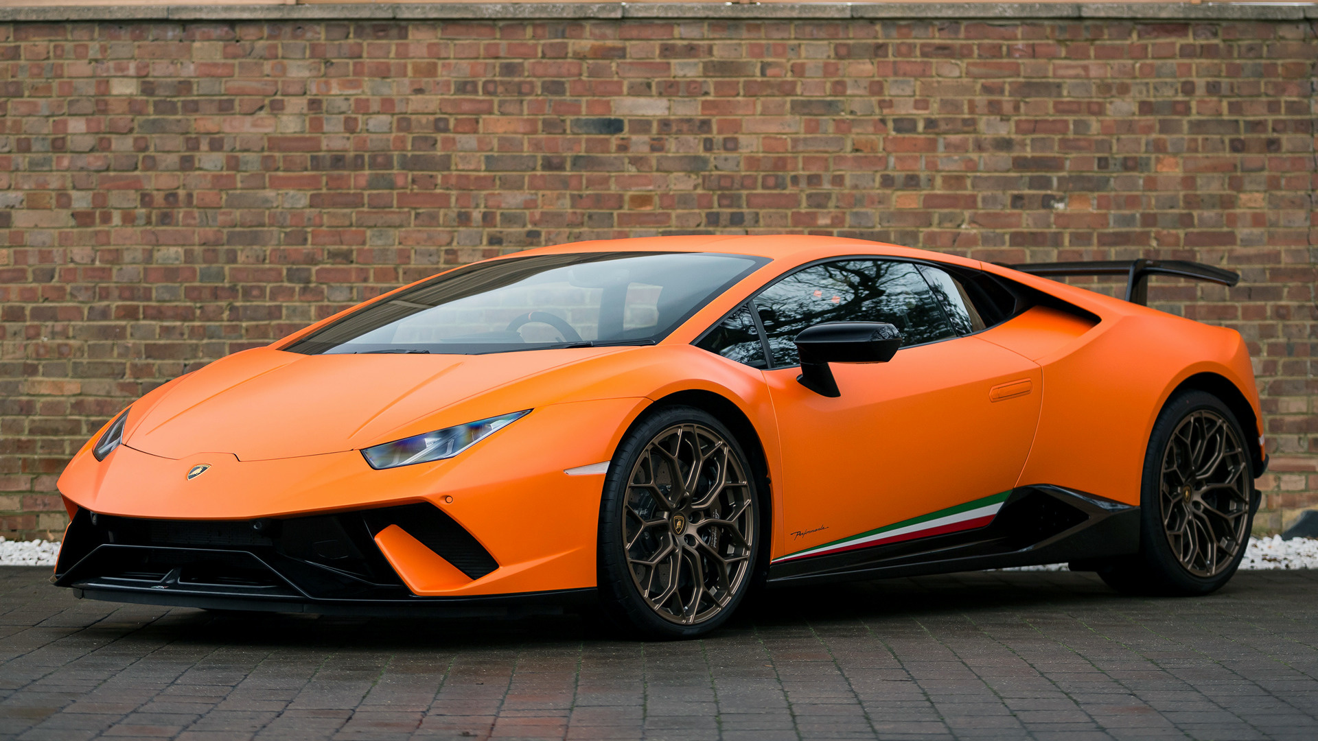 Car Lamborghini Huracan Performante Orange Car Sport Car Supercar 1920x1080