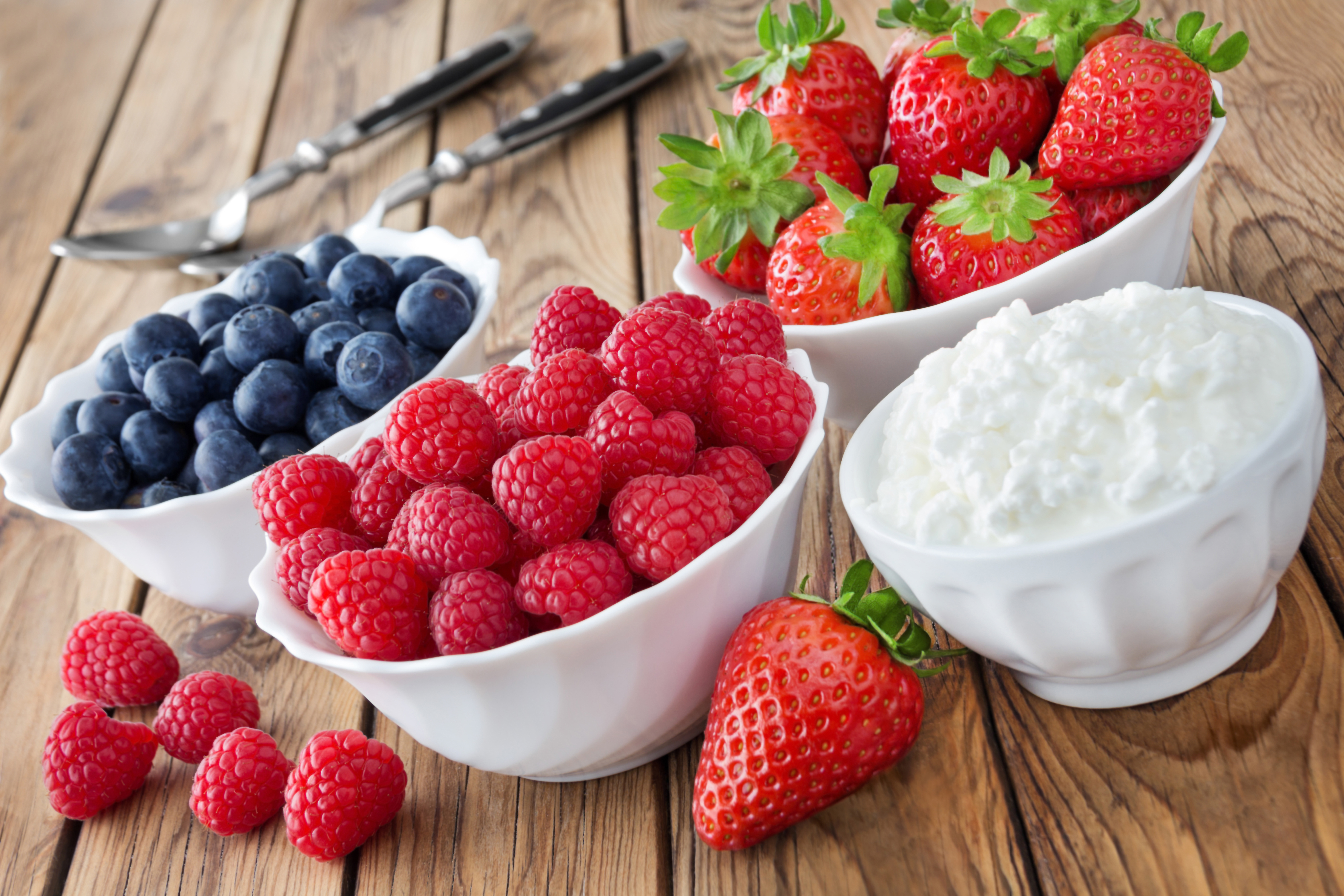 Berry Blueberry Fruit Raspberry Still Life Strawberry 4500x3000