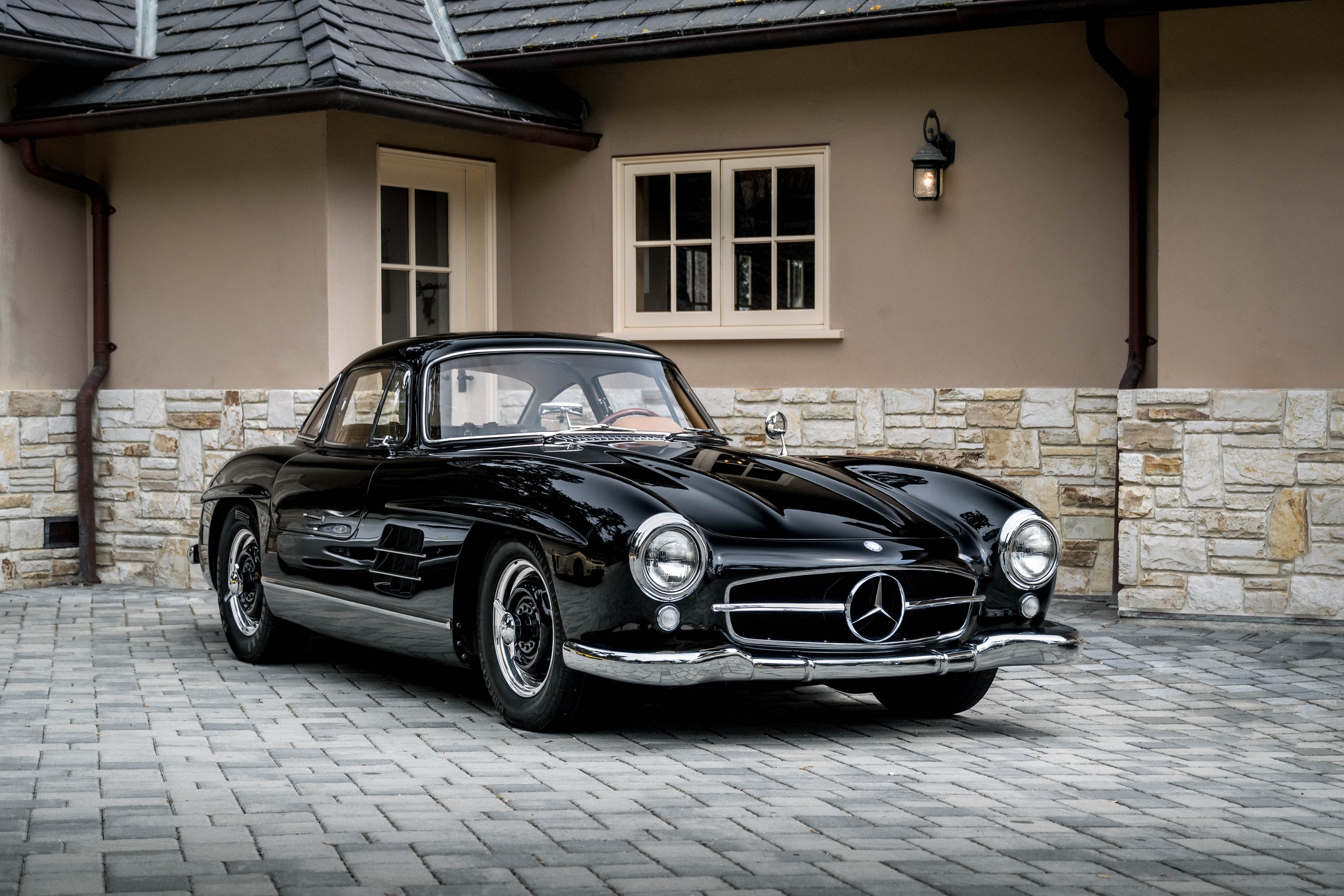 Black Car Car Grand Tourer Mercedes Benz Mercedes Benz 300 Sl Vehicle 2048x1365