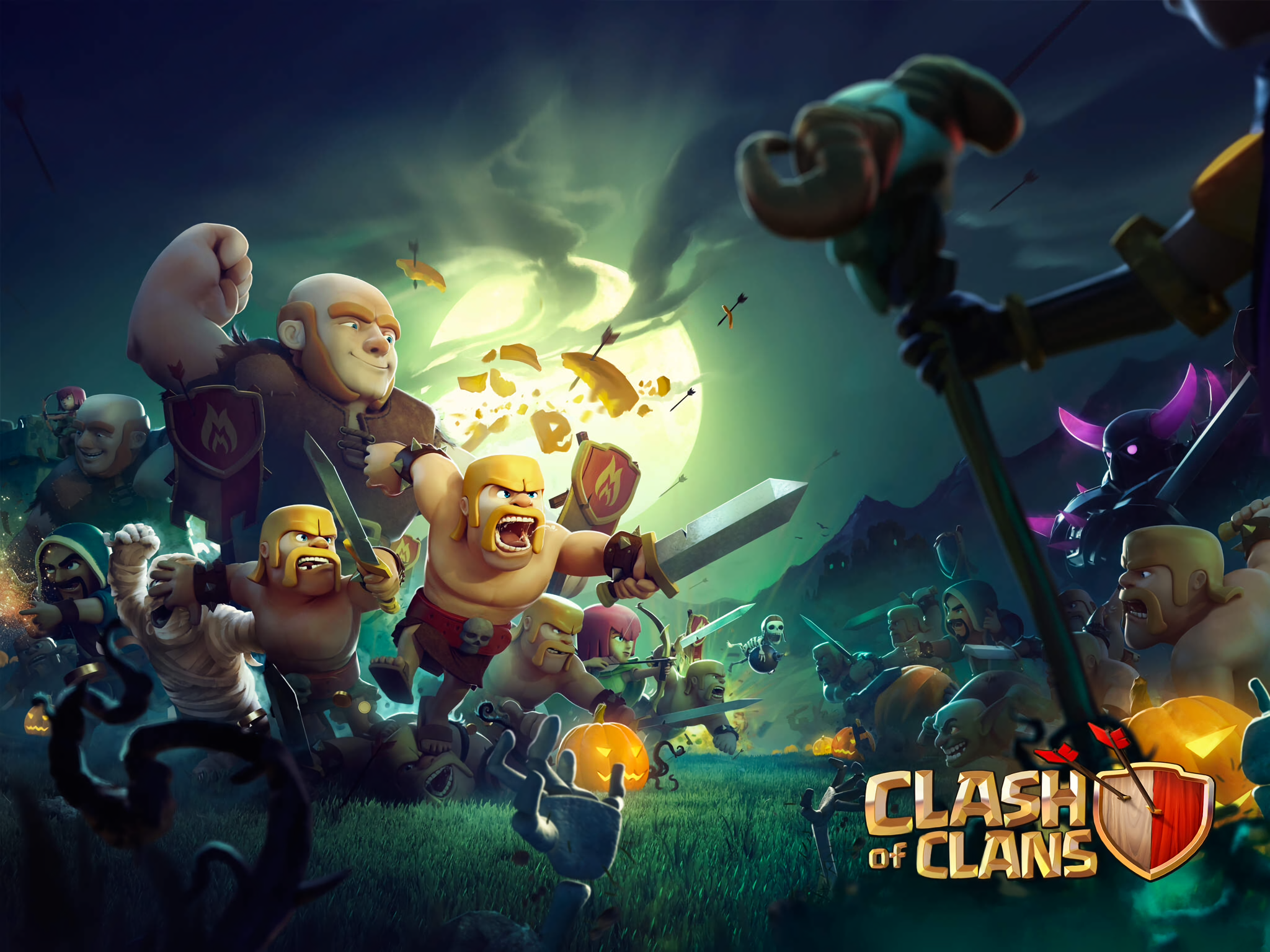 Video Game Clash Of Clans 2048x1536