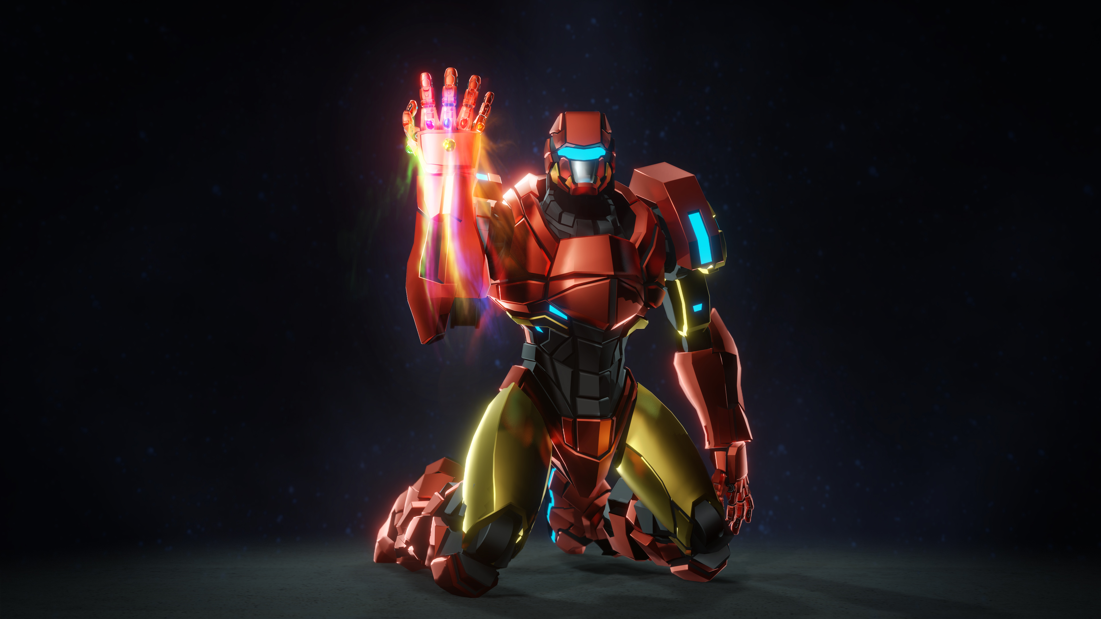 Infinity Gauntlet Iron Man Marvel Comics 3840x2160