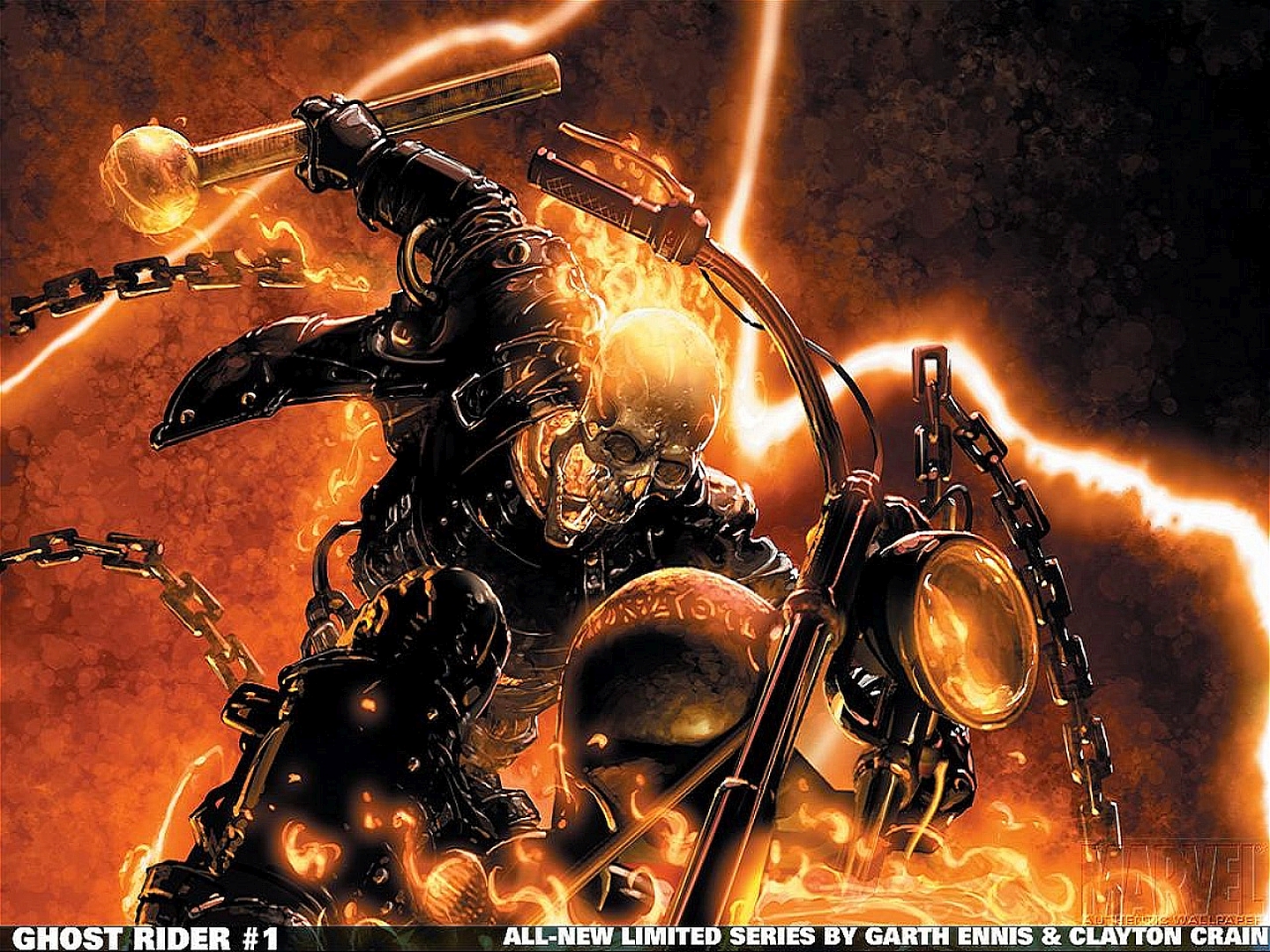 Ghost Rider Johnny Blaze Marvel Comics 1440x1080