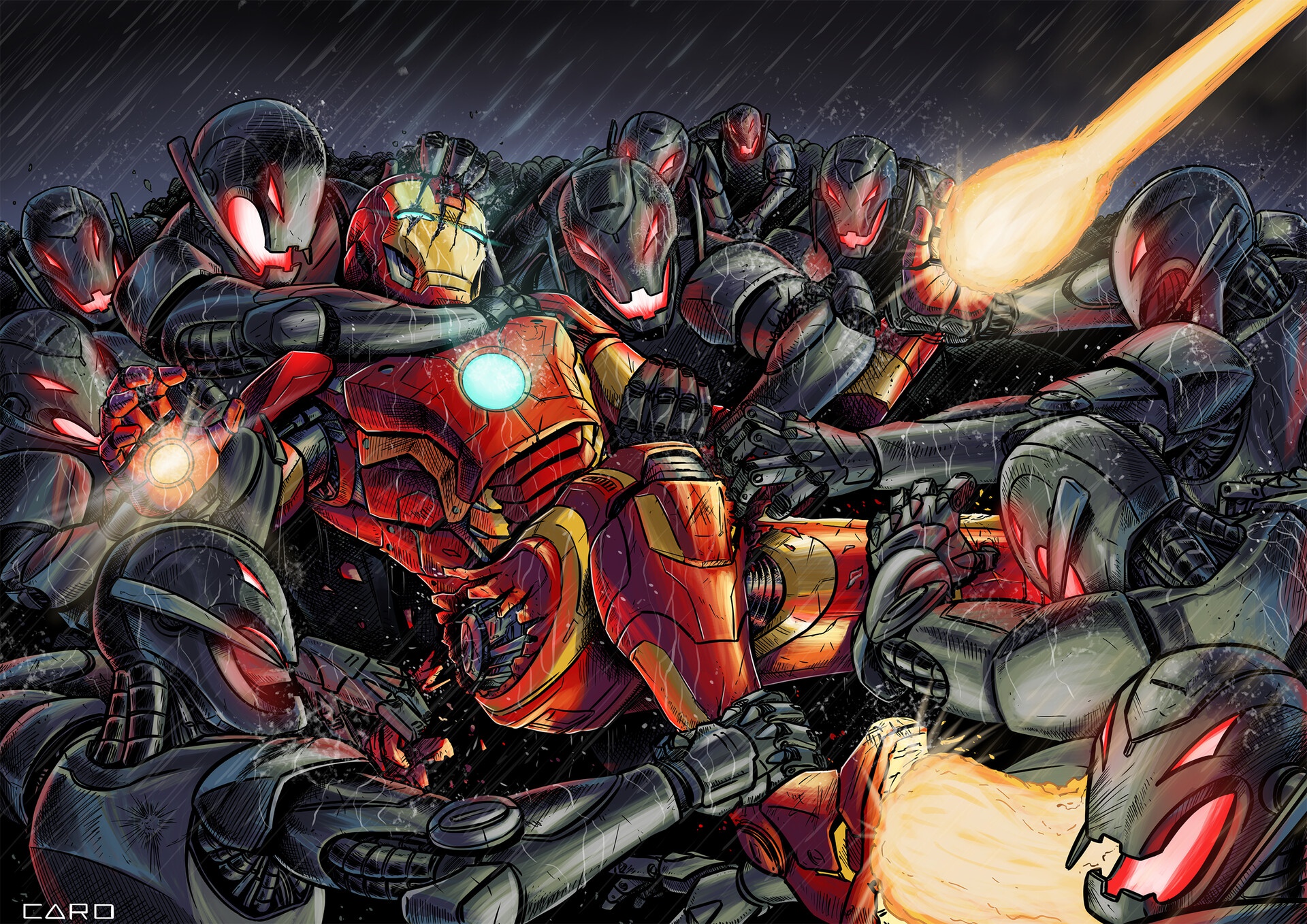 Iron Man Marvel Comics 1920x1358