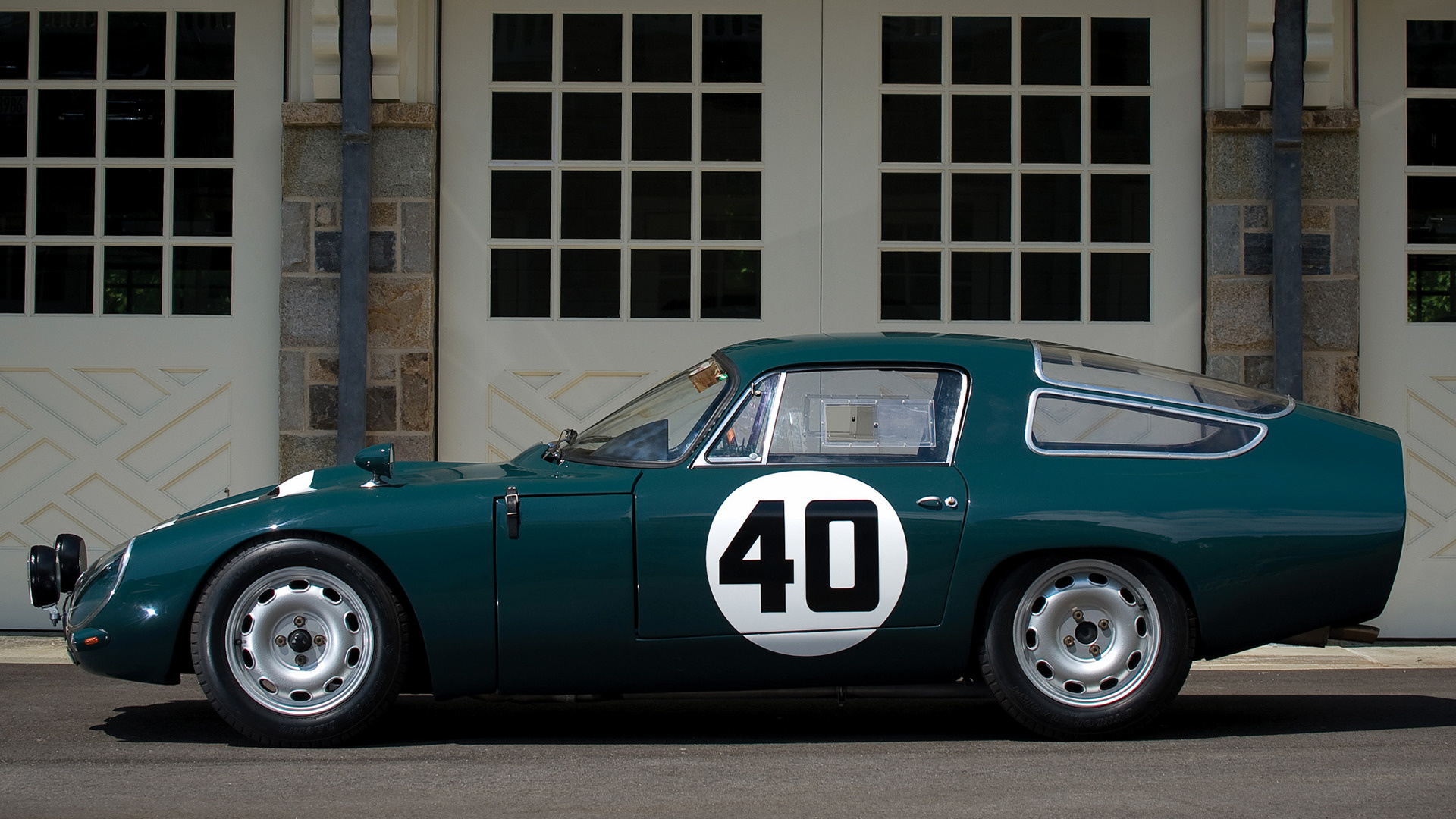 Alfa Romeo Giulia Tz Car Coupe Green Car Old Car Race Car Sport Car 1920x1080