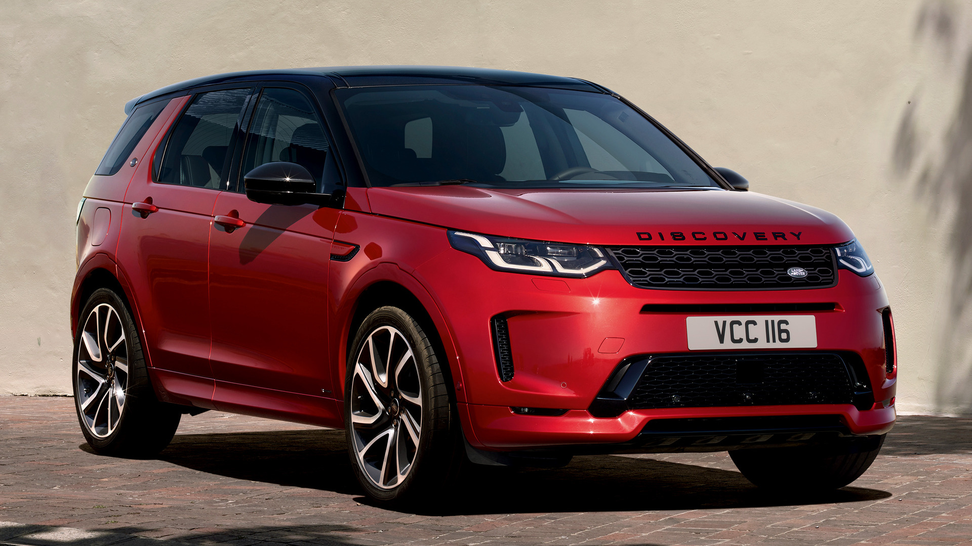 Car Land Rover Discovery Sport Red Car Suv 1920x1080
