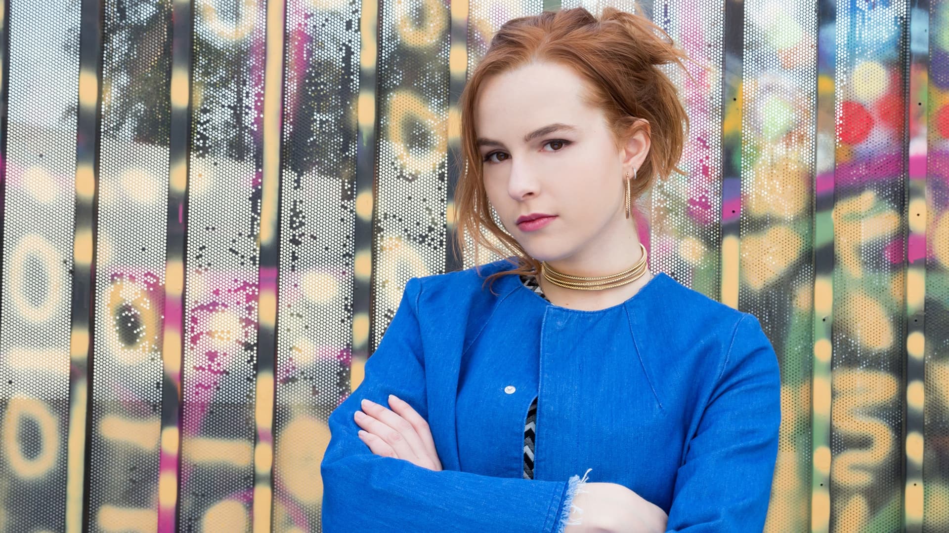 Bridgit Mendler Brown Eyes Redhead Singer 1920x1080