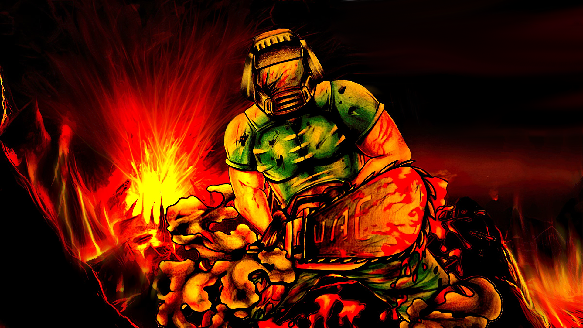 Doom Doomguy Project Brutality 1920x1080