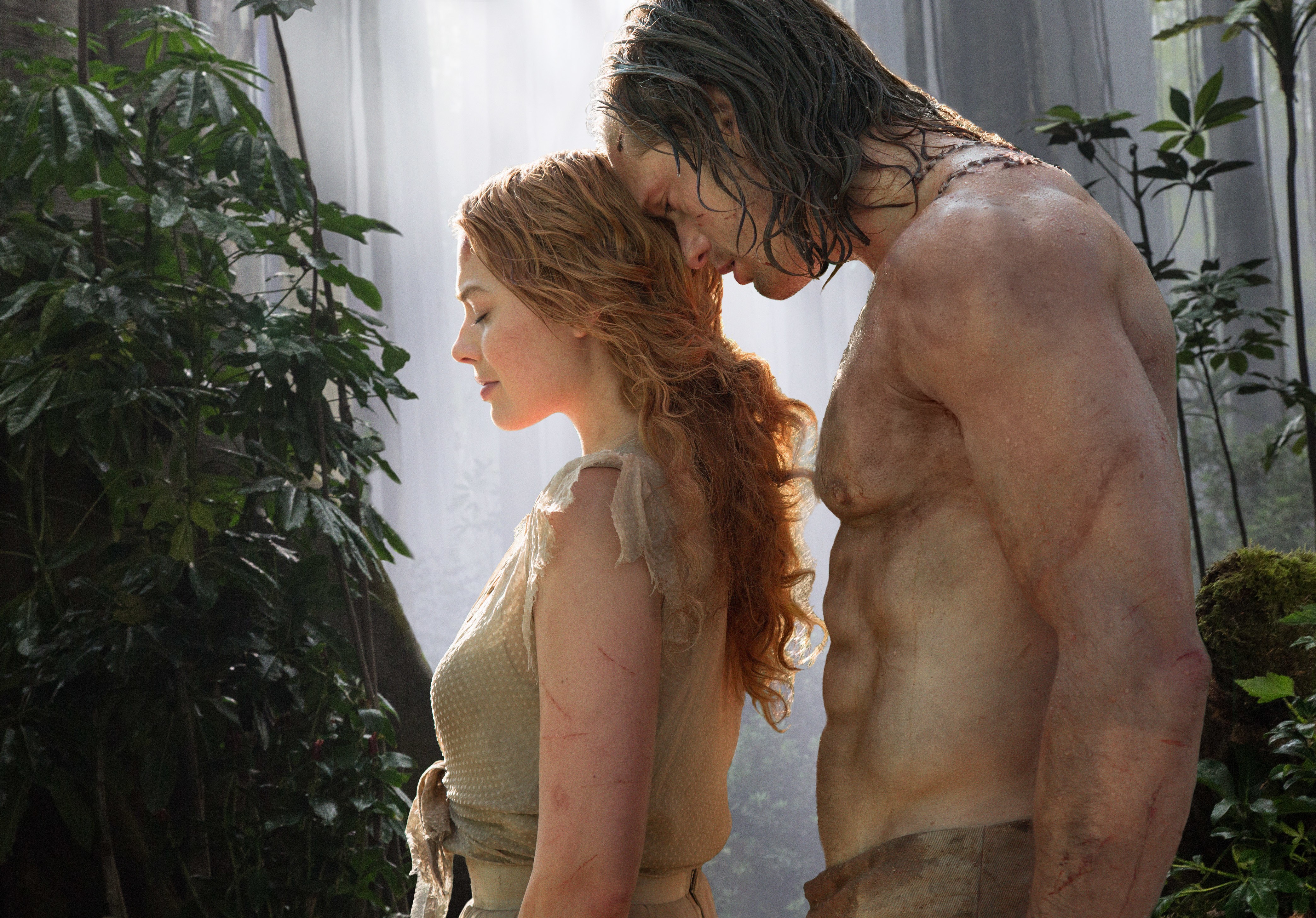 Alexander Skarsgard Jane Porter Margot Robbie Tarzan The Legend Of Tarzan 4177x2915