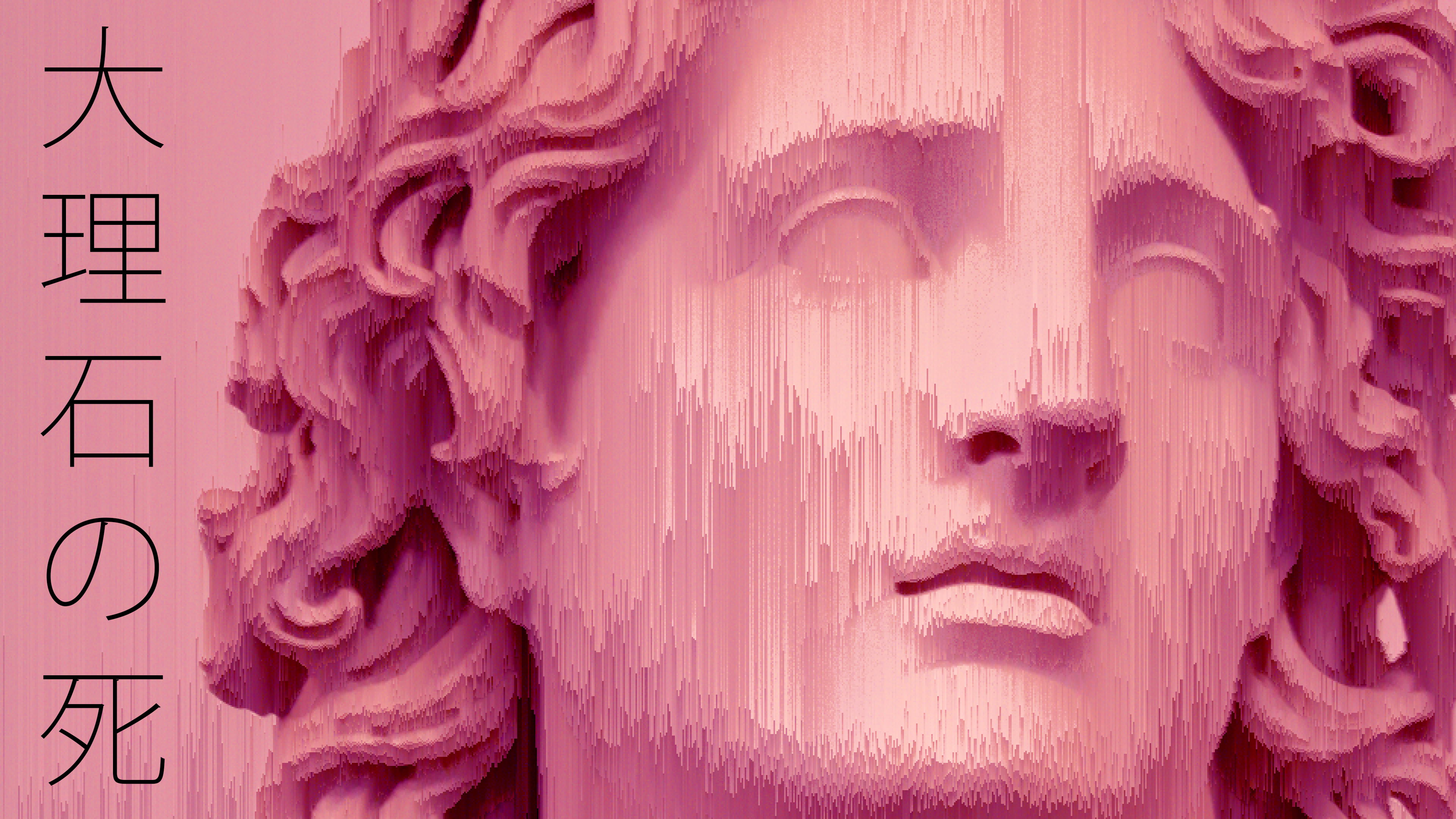 Greek Pink Statue Trippy 3840x2160