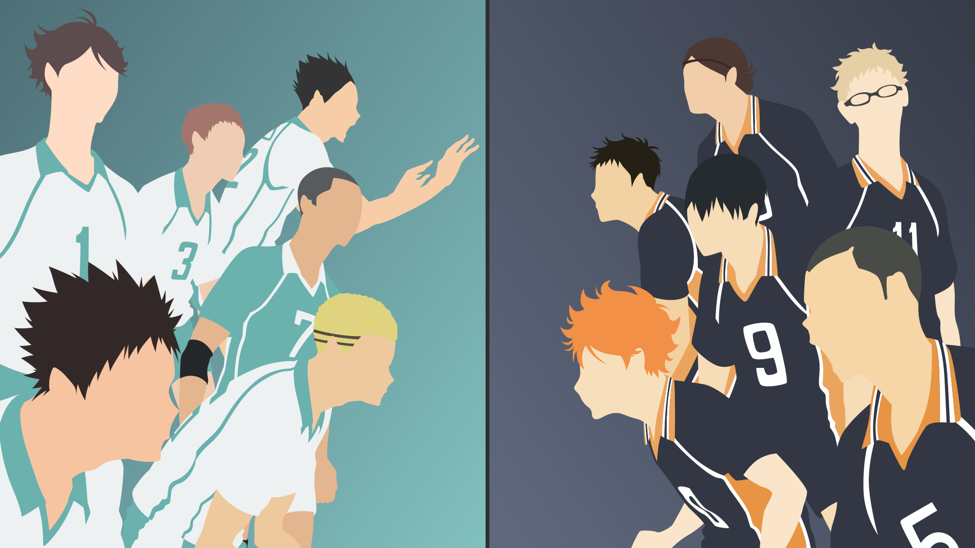 Daichi Sawamura Hajime Iwaizumi Kei Tsukishima Kentar Ky Tani Ry Nosuke Tanaka Shinji Watari Sh Y Hi 1920x1080