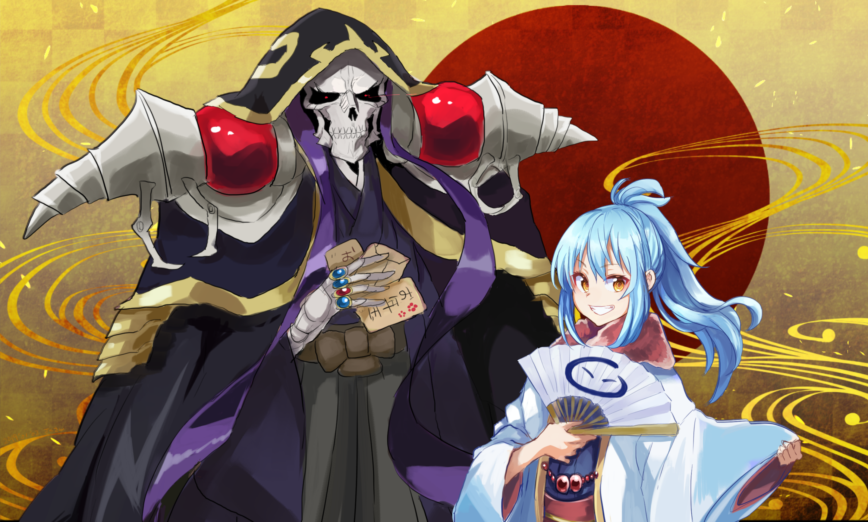 Ainz Ooal Gown Overlord Anime Rimuru Tempest That Time I Got Reincarnated As A Slime 2880x1734
