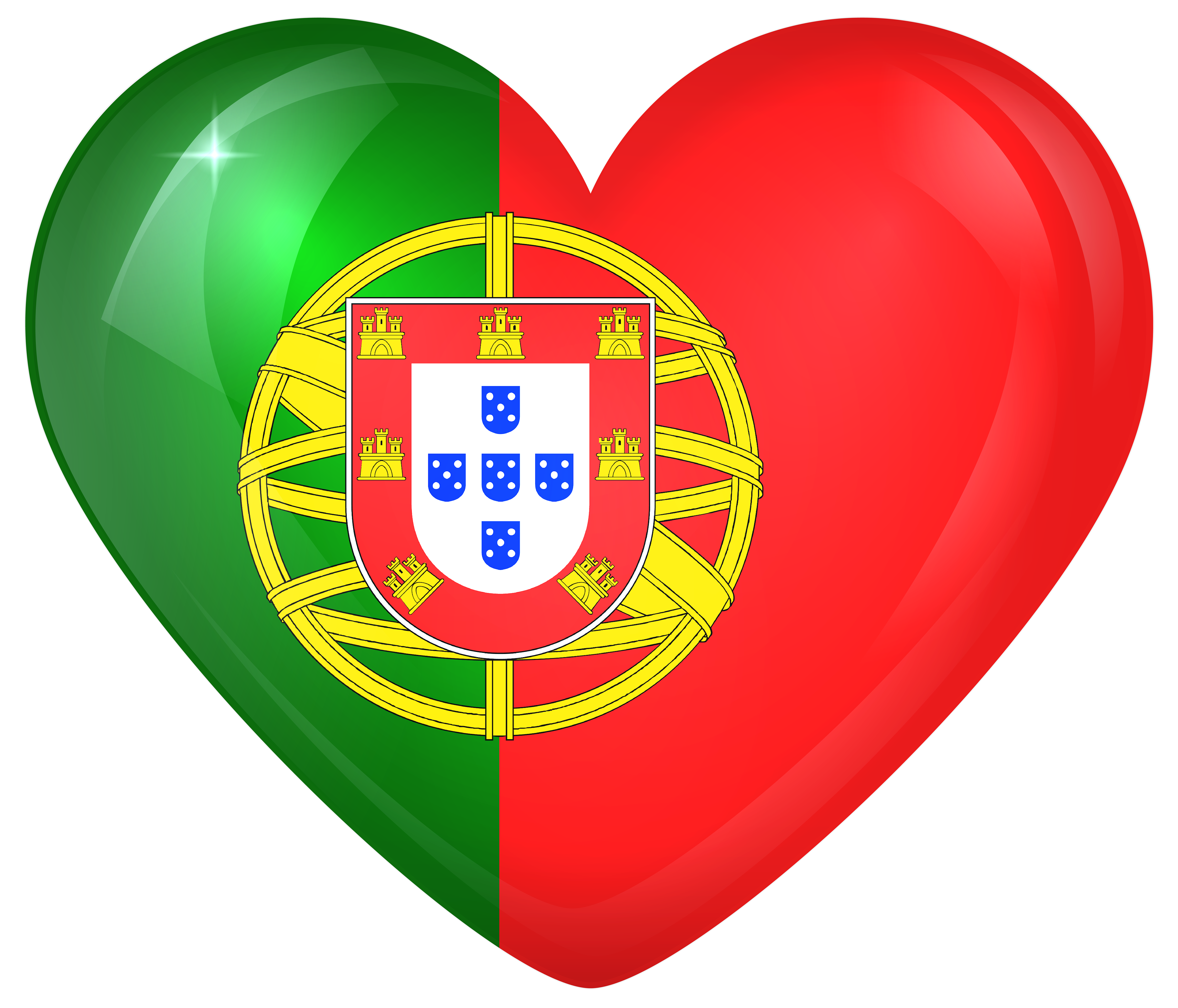Flag Flag Of Portugal Heart Portuguese Flag 6000x5132
