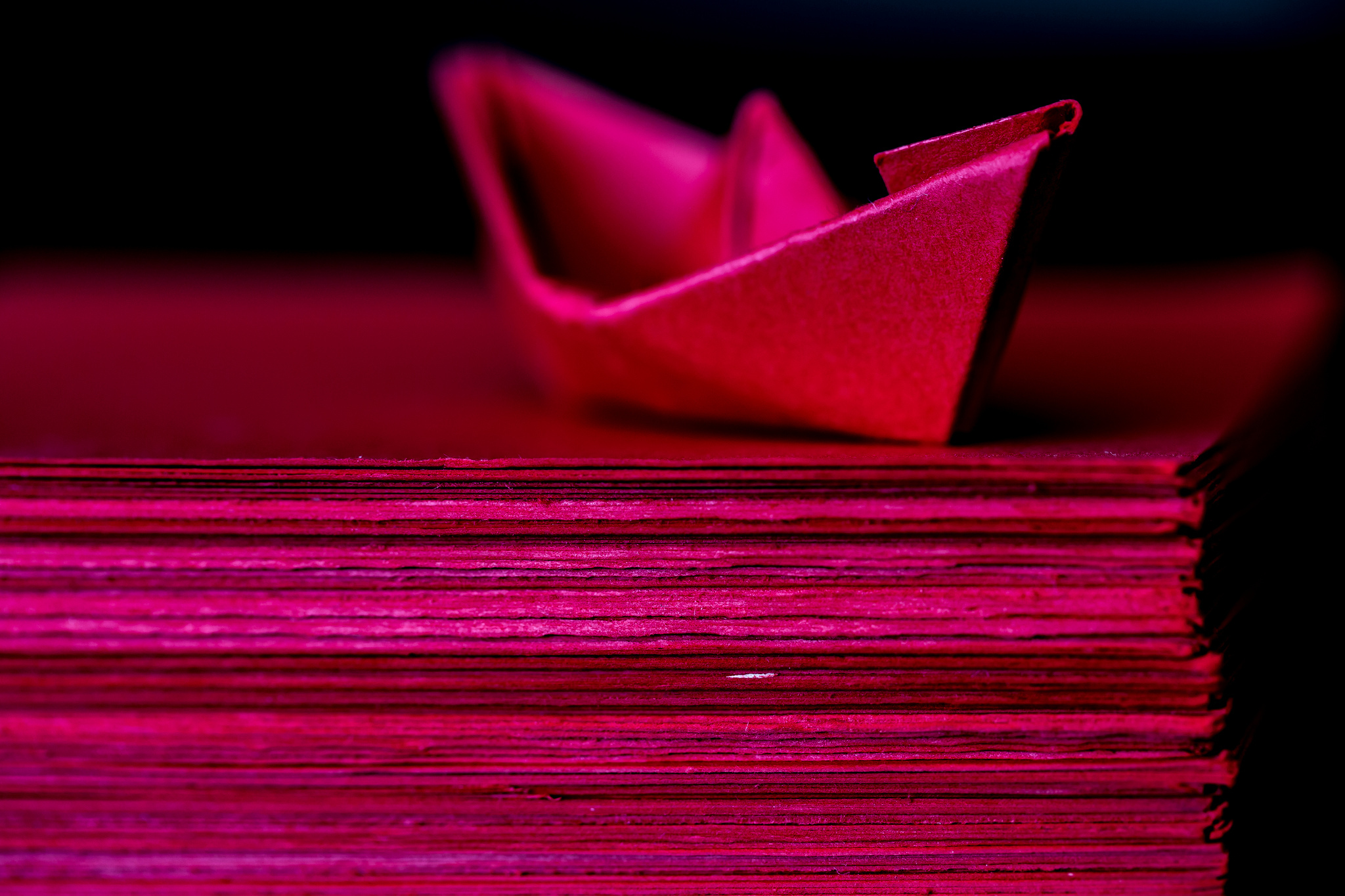 Origami Paper Boat 2048x1365