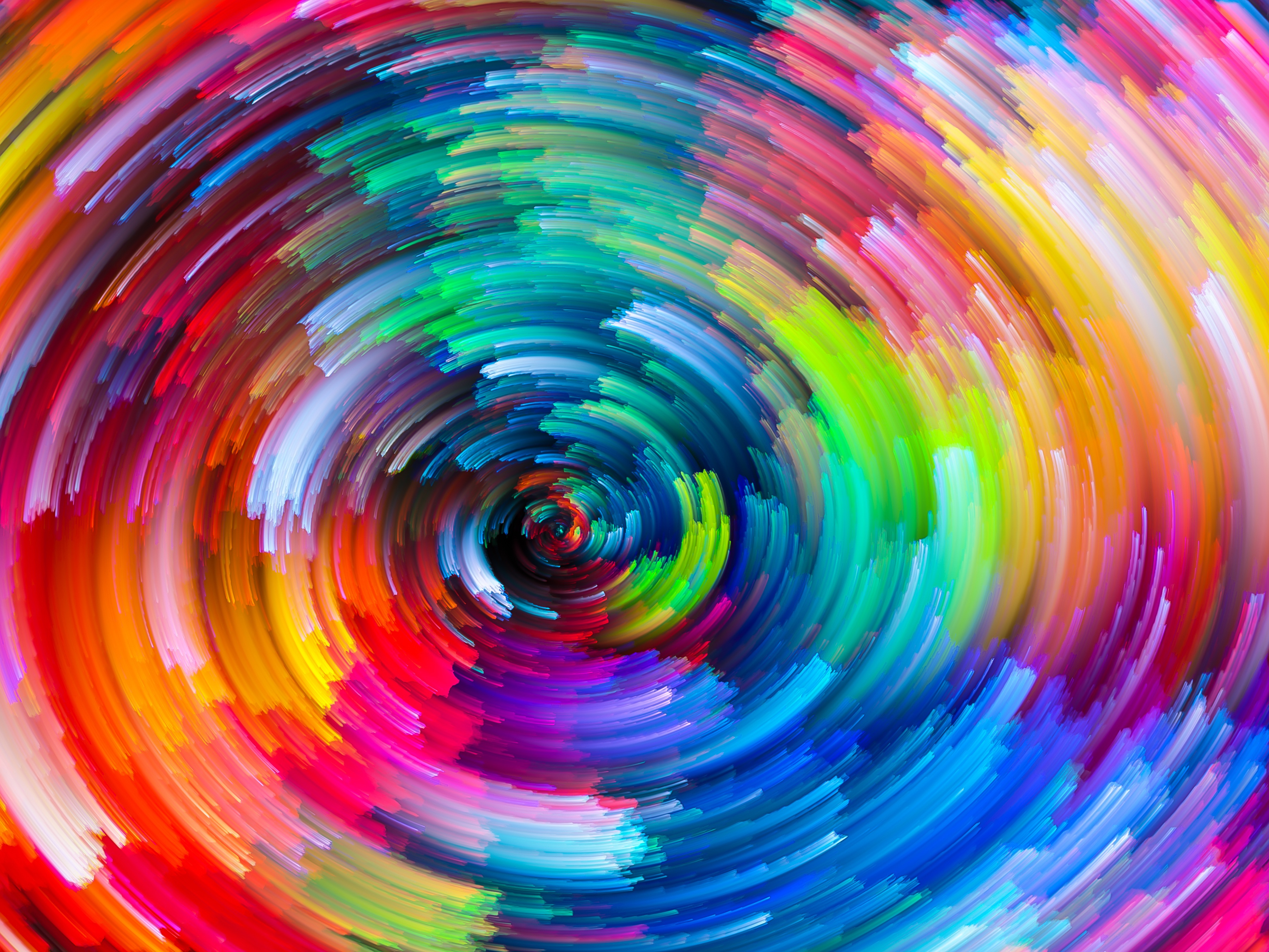 Artistic Colorful Colors Rainbow Vortex 3600x2700