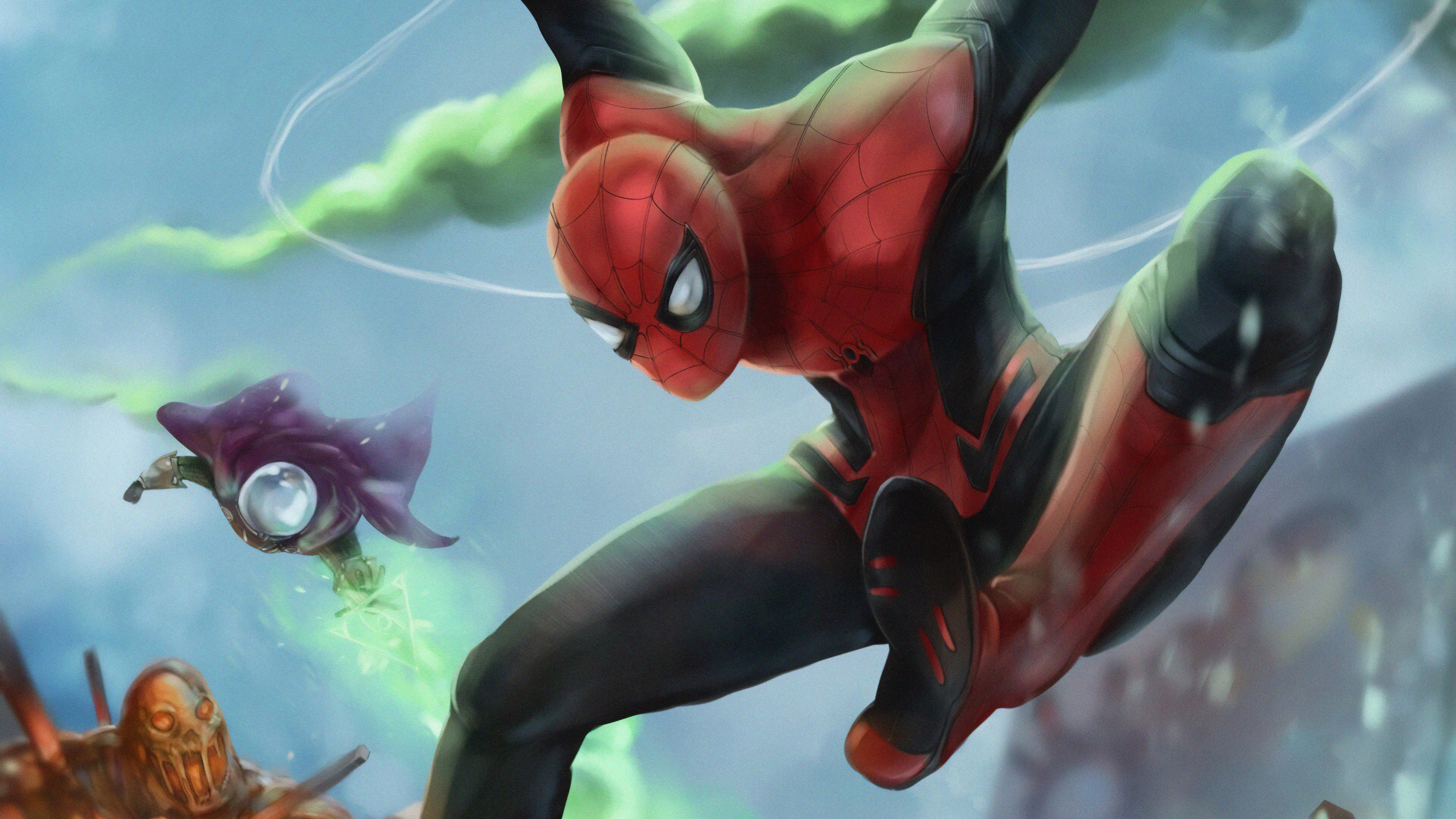 Marvel Comics Mysterio Marvel Comics Spider Man Spider Man Far From Home 3840x2160
