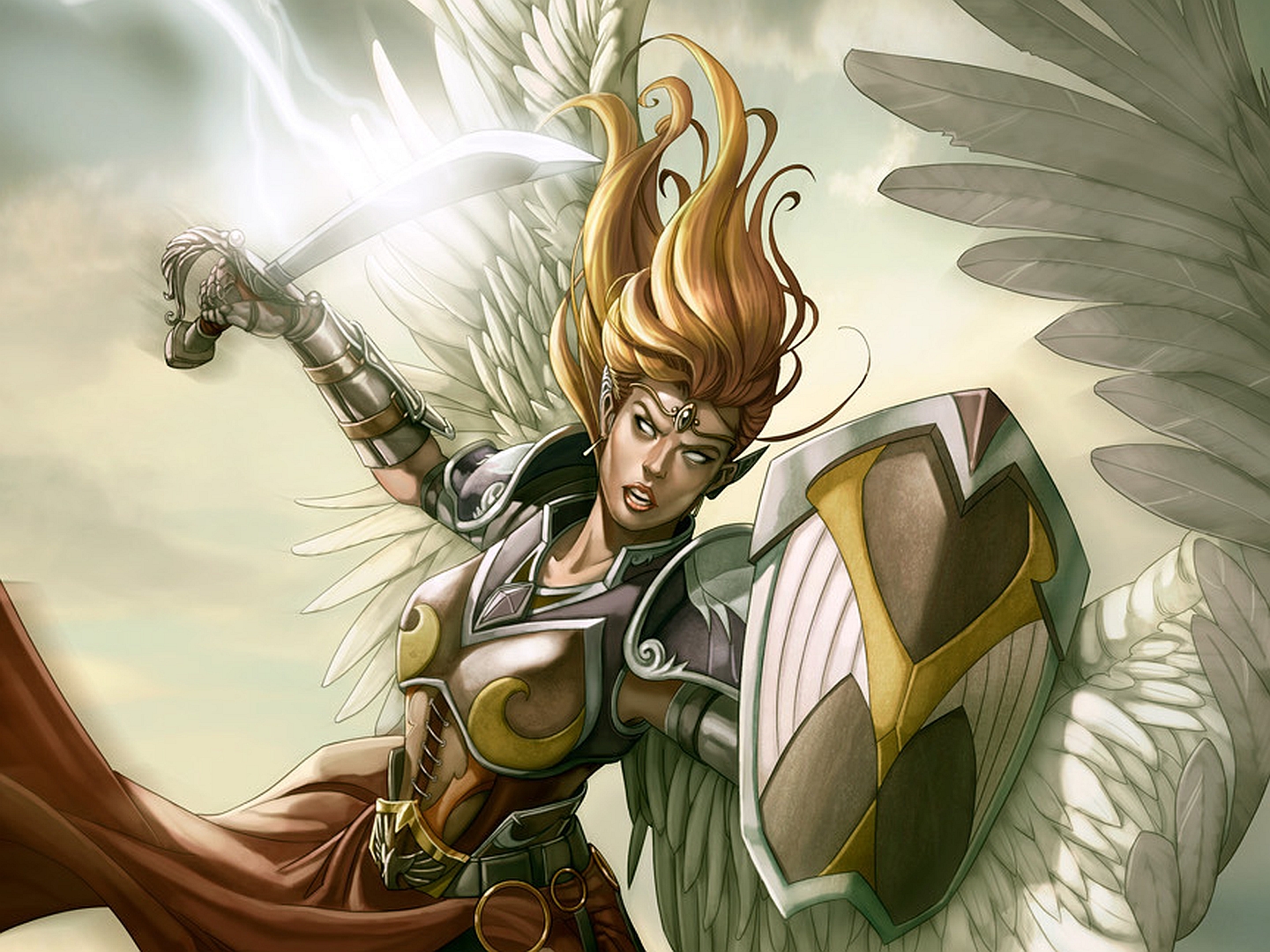 Fantasy Angel Warrior 1440x1080