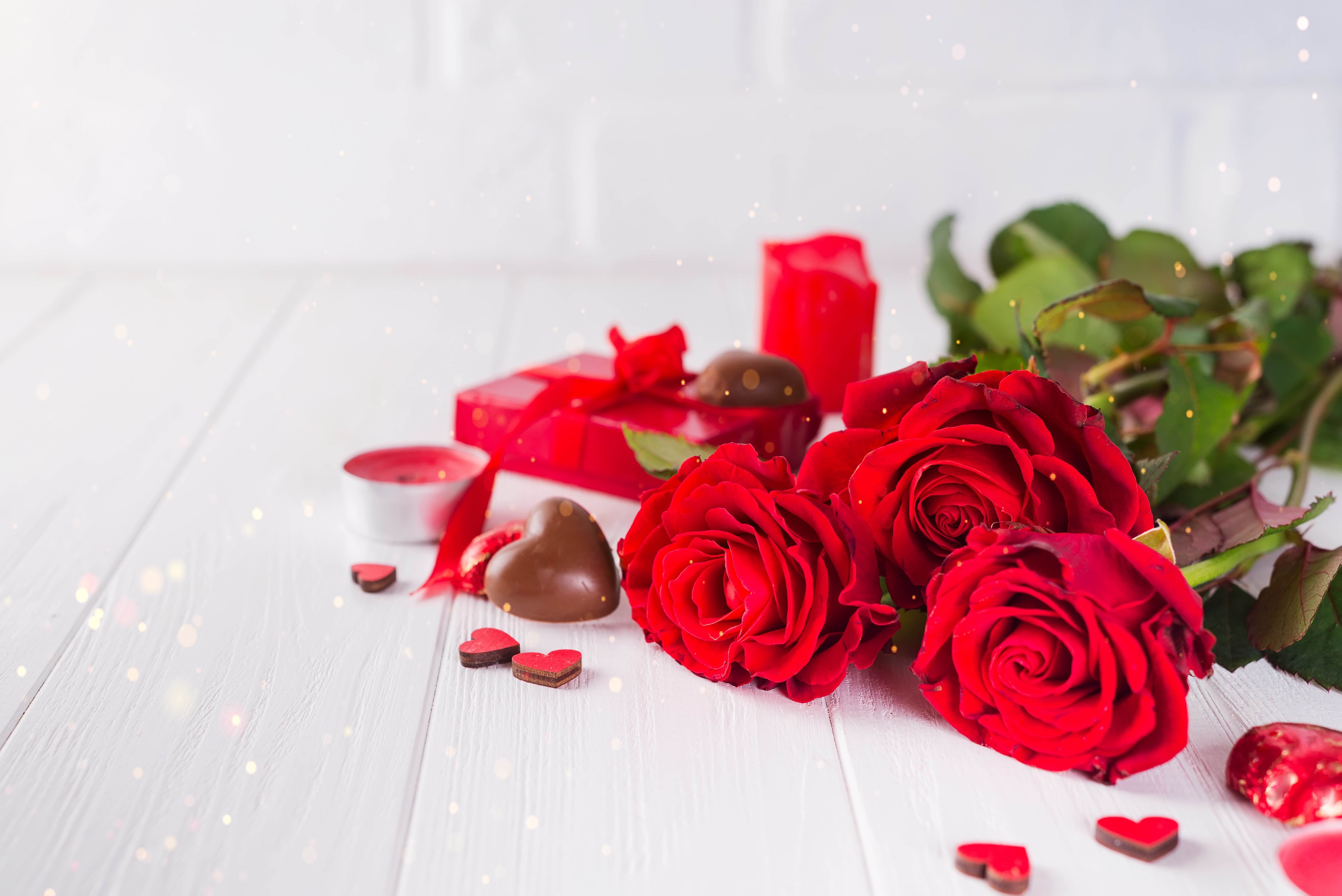 Chocolate Flower Gift Love Red Flower Romantic Rose Valentine 039 S Day  Wallpaper - Resolution:6016x4016 - ID:1098927 