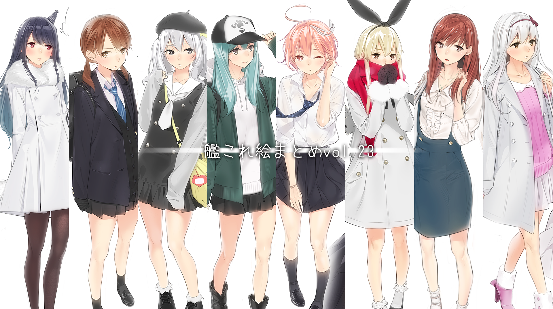 Fusou Kancolle I 58 Kancolle Kashima Kancolle Ooi Kancolle Rensouhou Chan Shimakaze Kancolle Shirayu 1920x1072