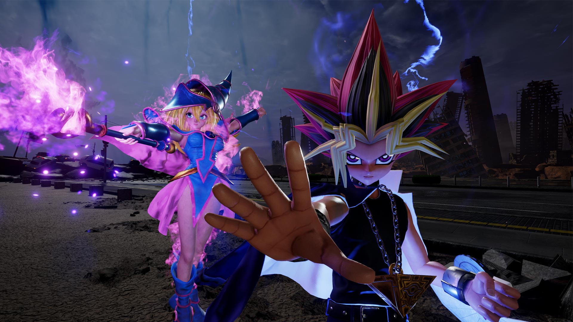 Dark Magician Girl Jump Force Yami Yugi Yugi Muto 1920x1080