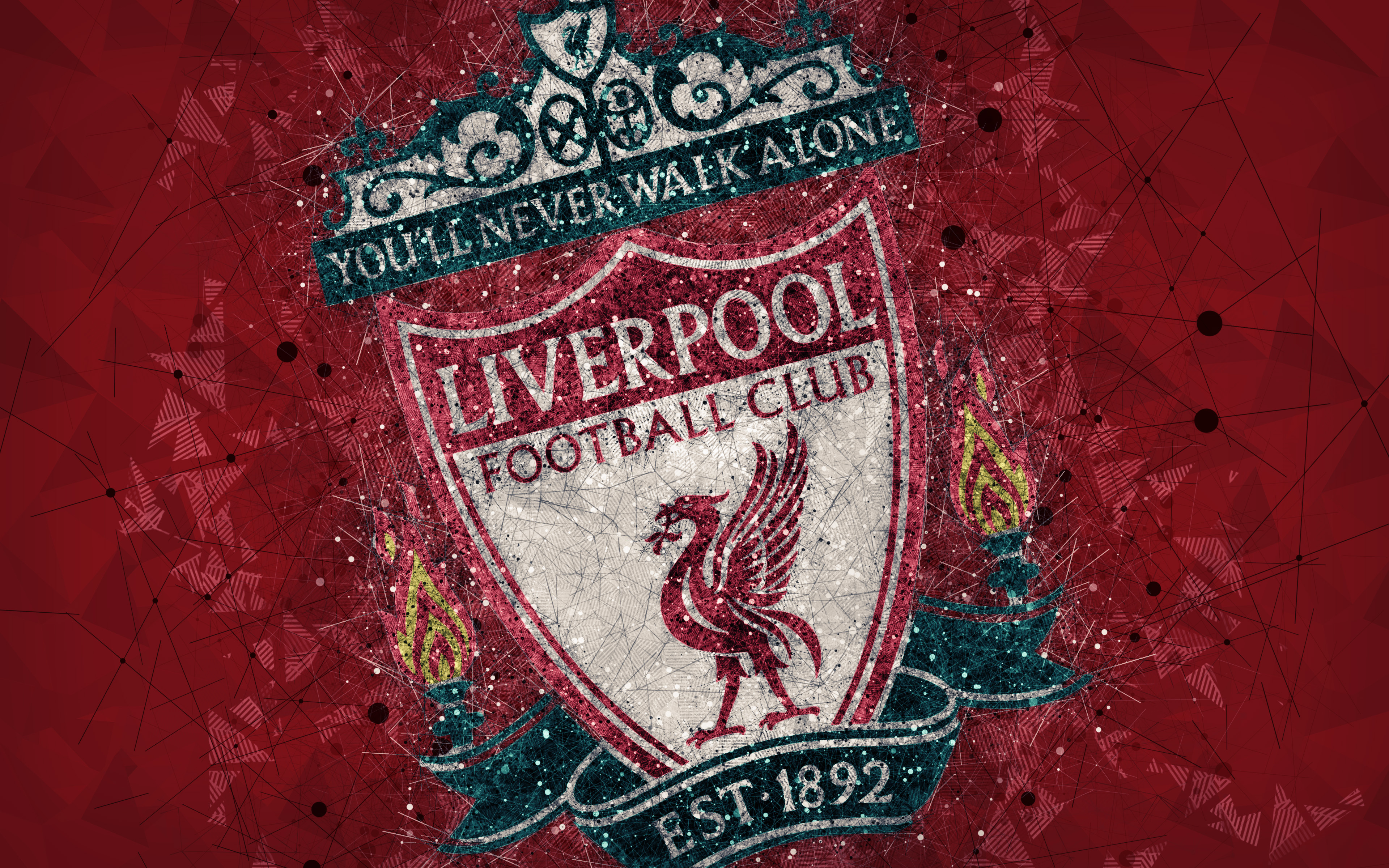 Liverpool F C Logo Soccer 3840x2400