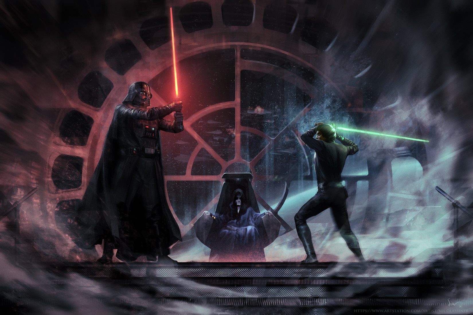 Darth Vader Emperor Palpatine Jedi Lightsaber Luke Skywalker Sith Star Wars Star Wars Star Wars Epis 1650x1100