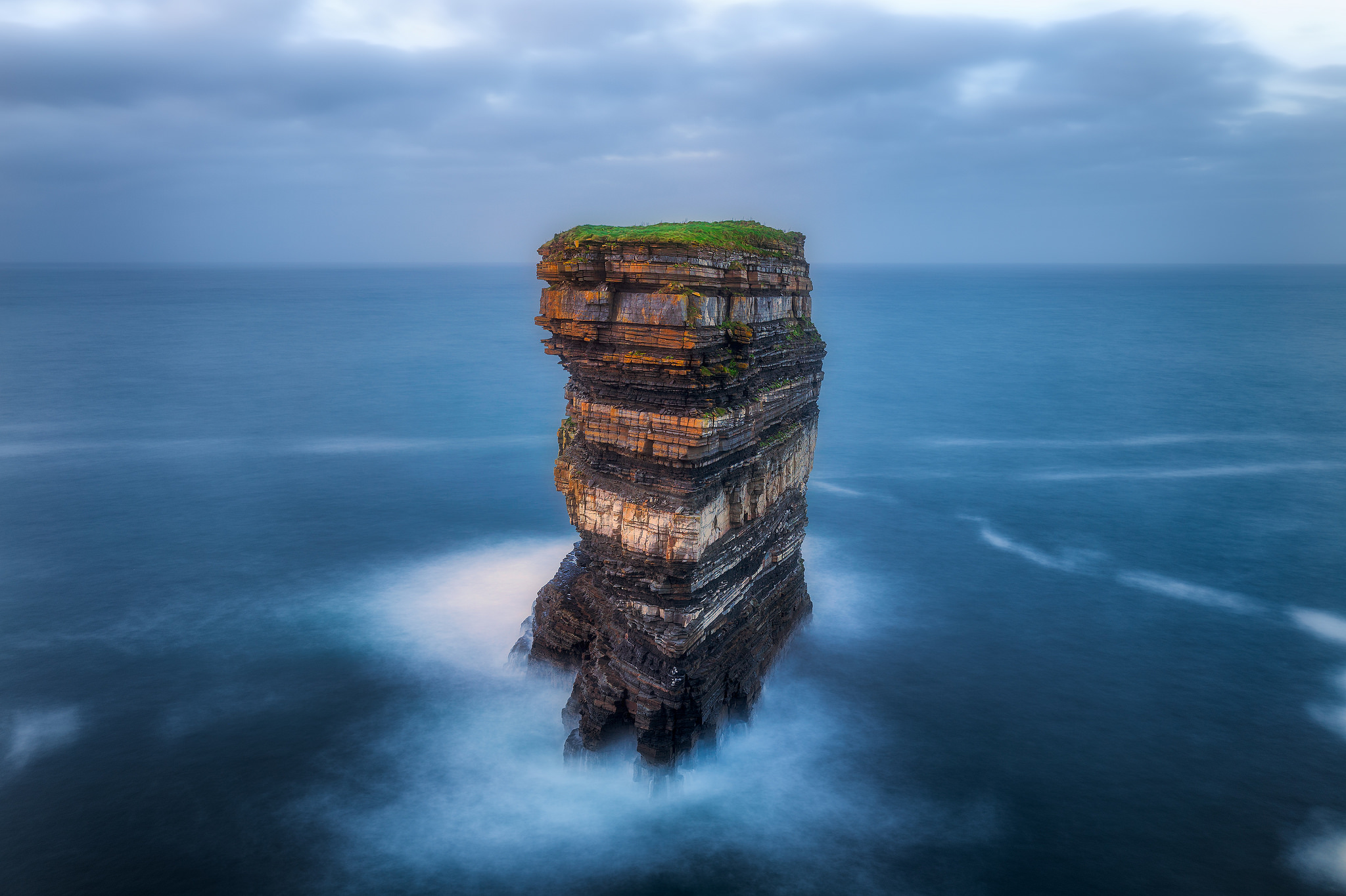 Earth Horizon Ireland Ocean Rock Sea 2048x1365