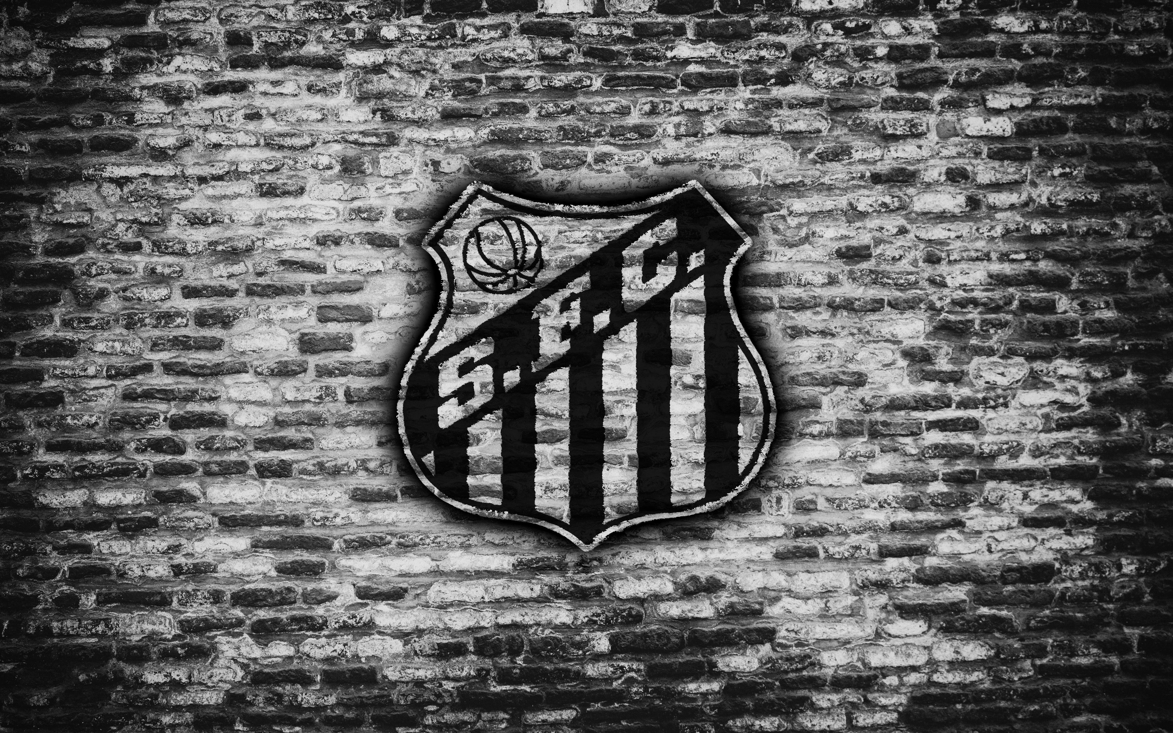 Emblem Logo Santos Fc Soccer 3840x2400