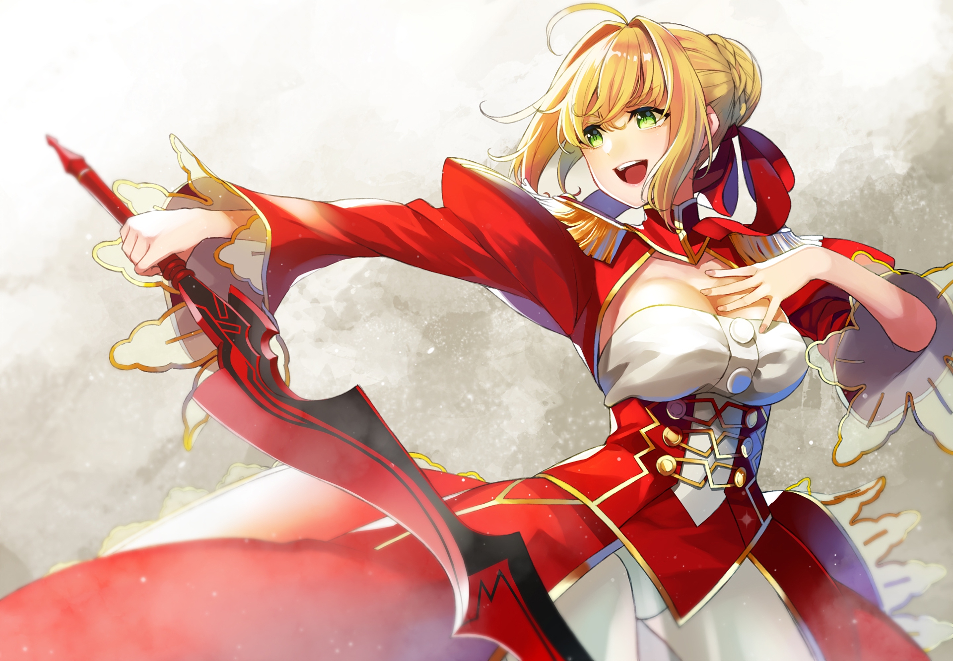 Red Saber Saber Fate Series 1920x1332