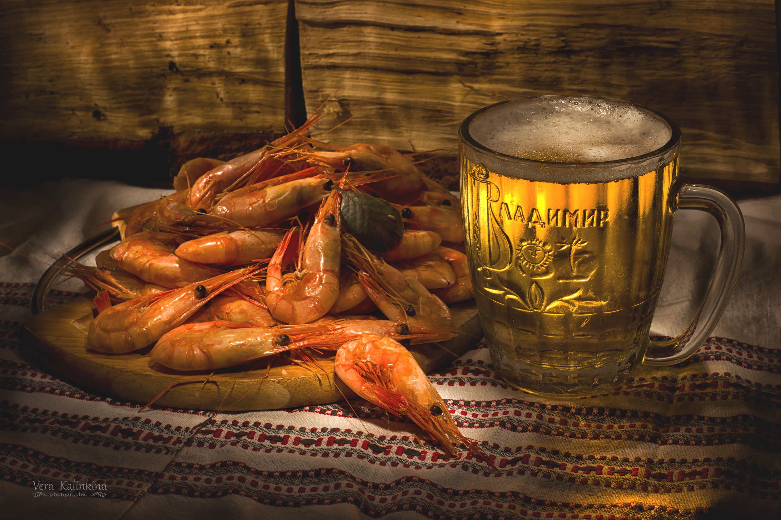 Alcohol Beer Drink Glass Seafood Shrimp 2500x1667