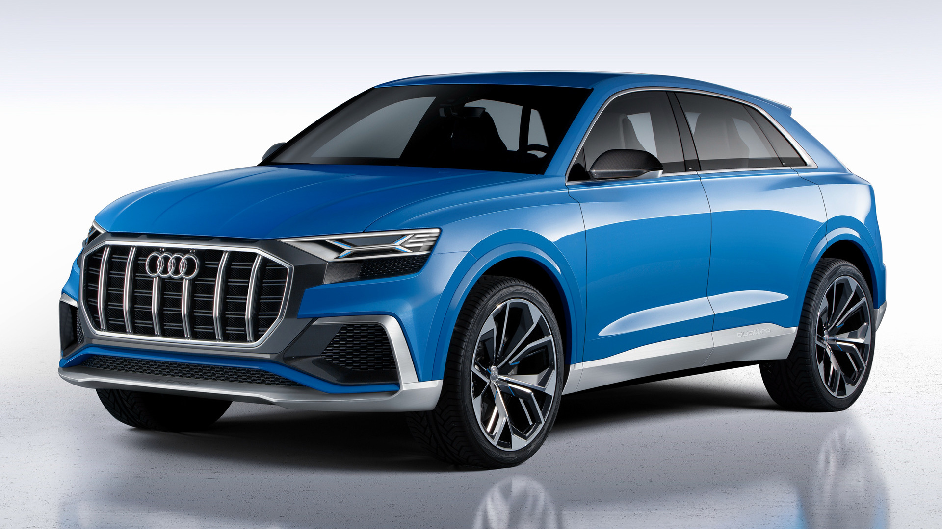 Audi Q8 Blue Car Car Concept Car Luxury Car Mid Size Car Suv 1920x1080