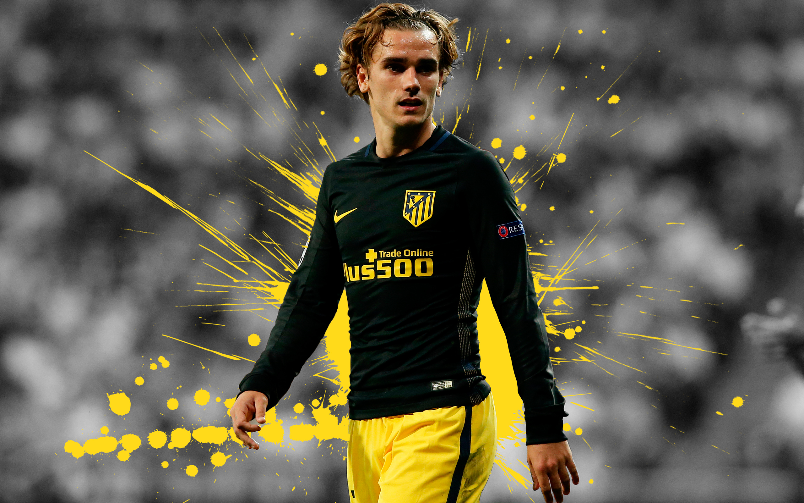 Antoine Griezmann Atletico Madrid French Soccer 2560x1600