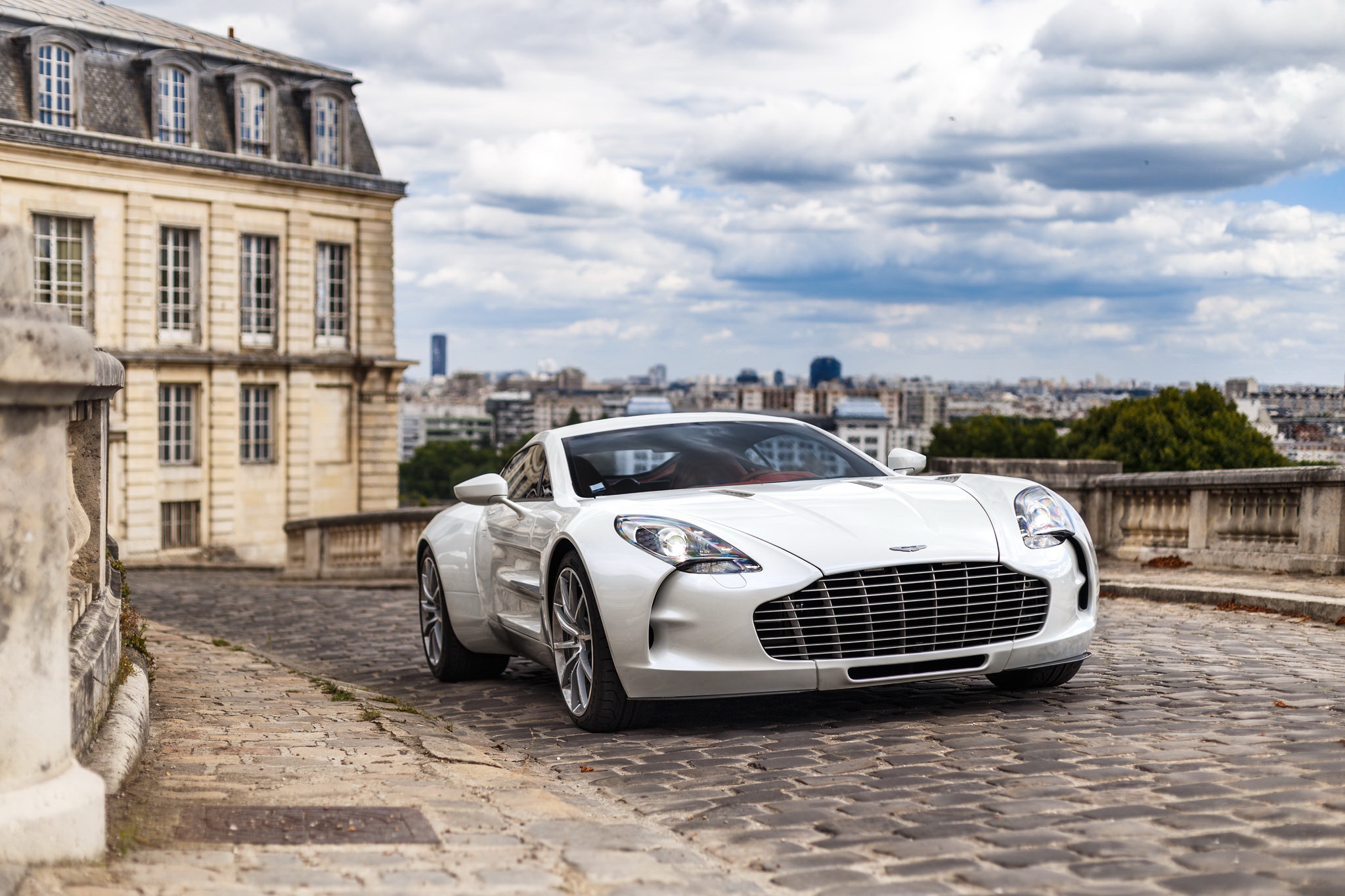 Aston Martin Aston Martin One 77 Car Sport Car Supercar Vehicle White Car 2048x1365