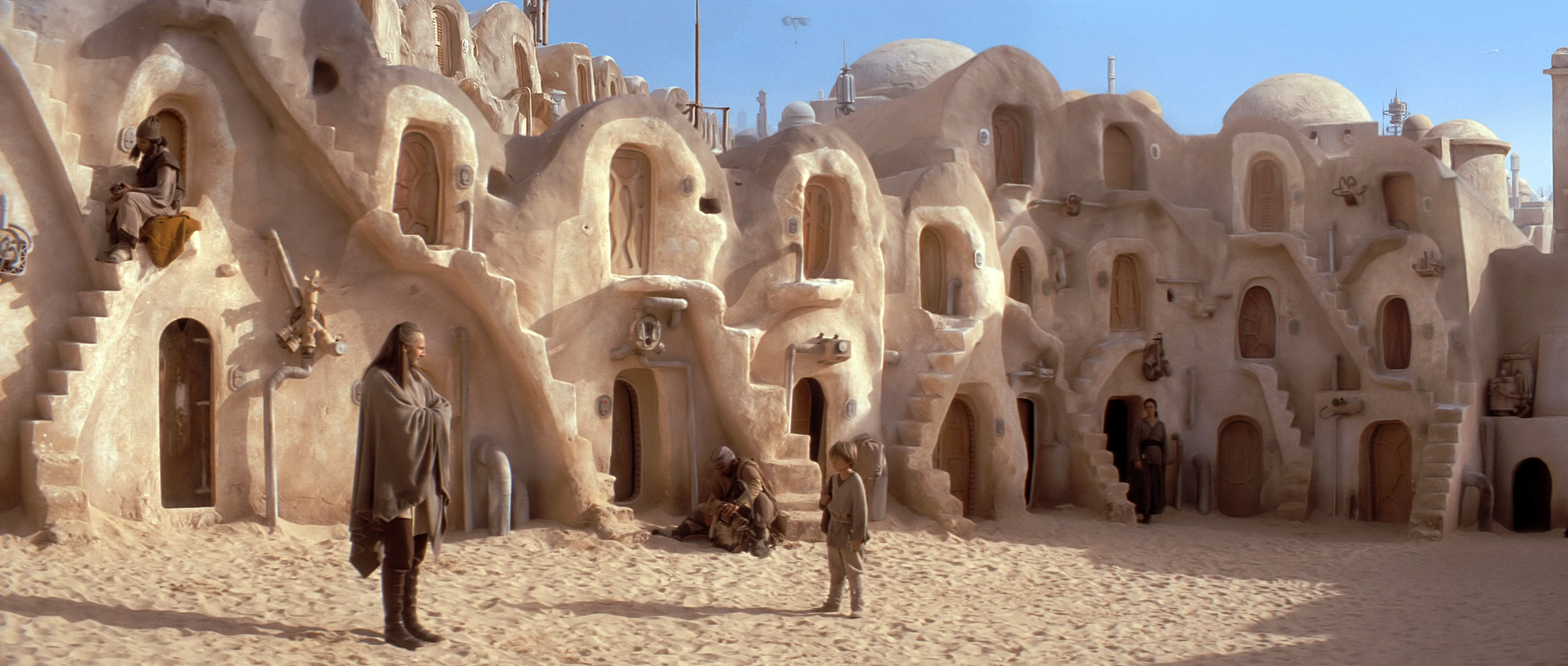 Anakin Skywalker Qui Gon Jinn Tatooine Star Wars 1920x816