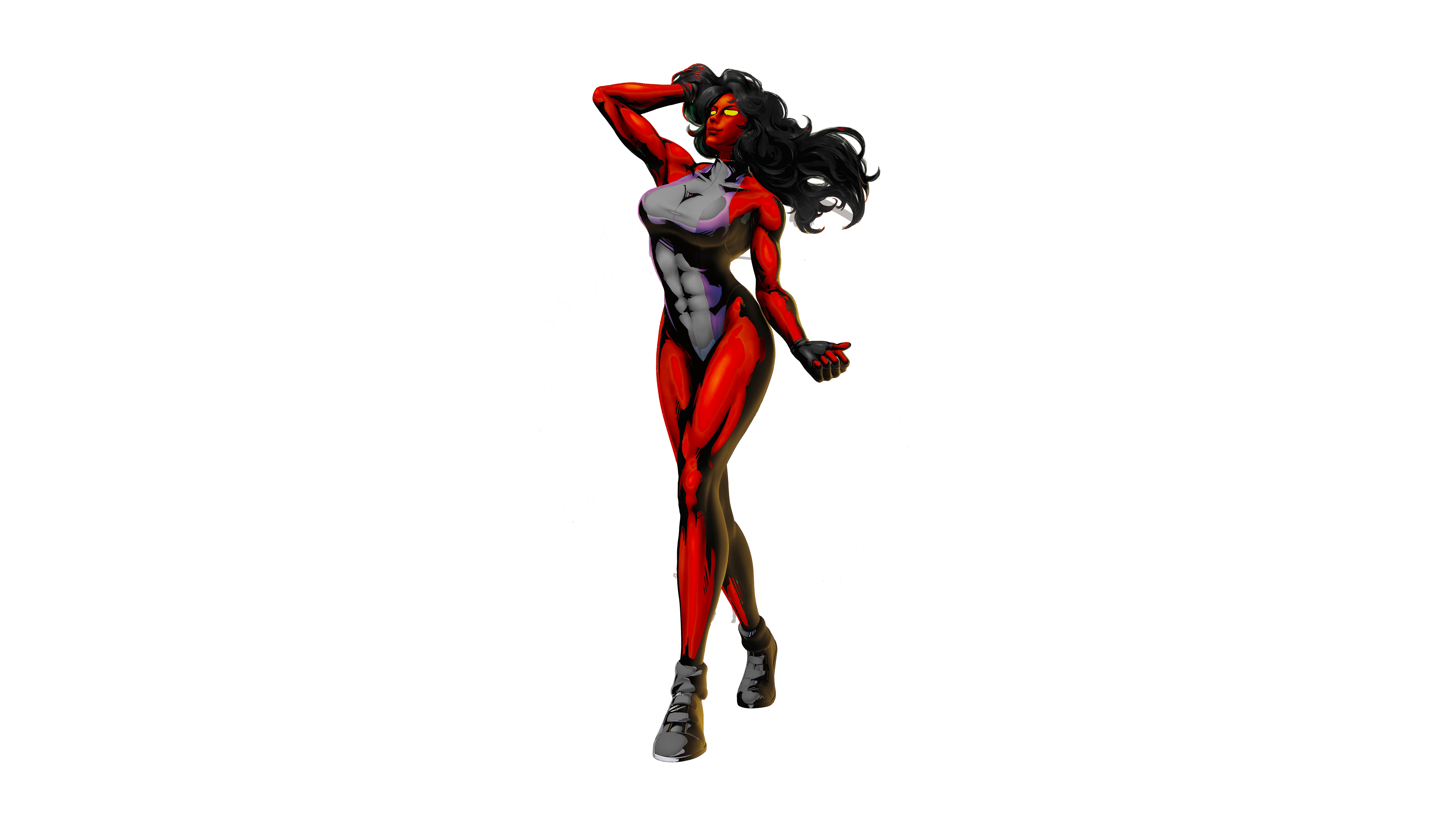 Marvel Comics Red She Hulk 9900x5569