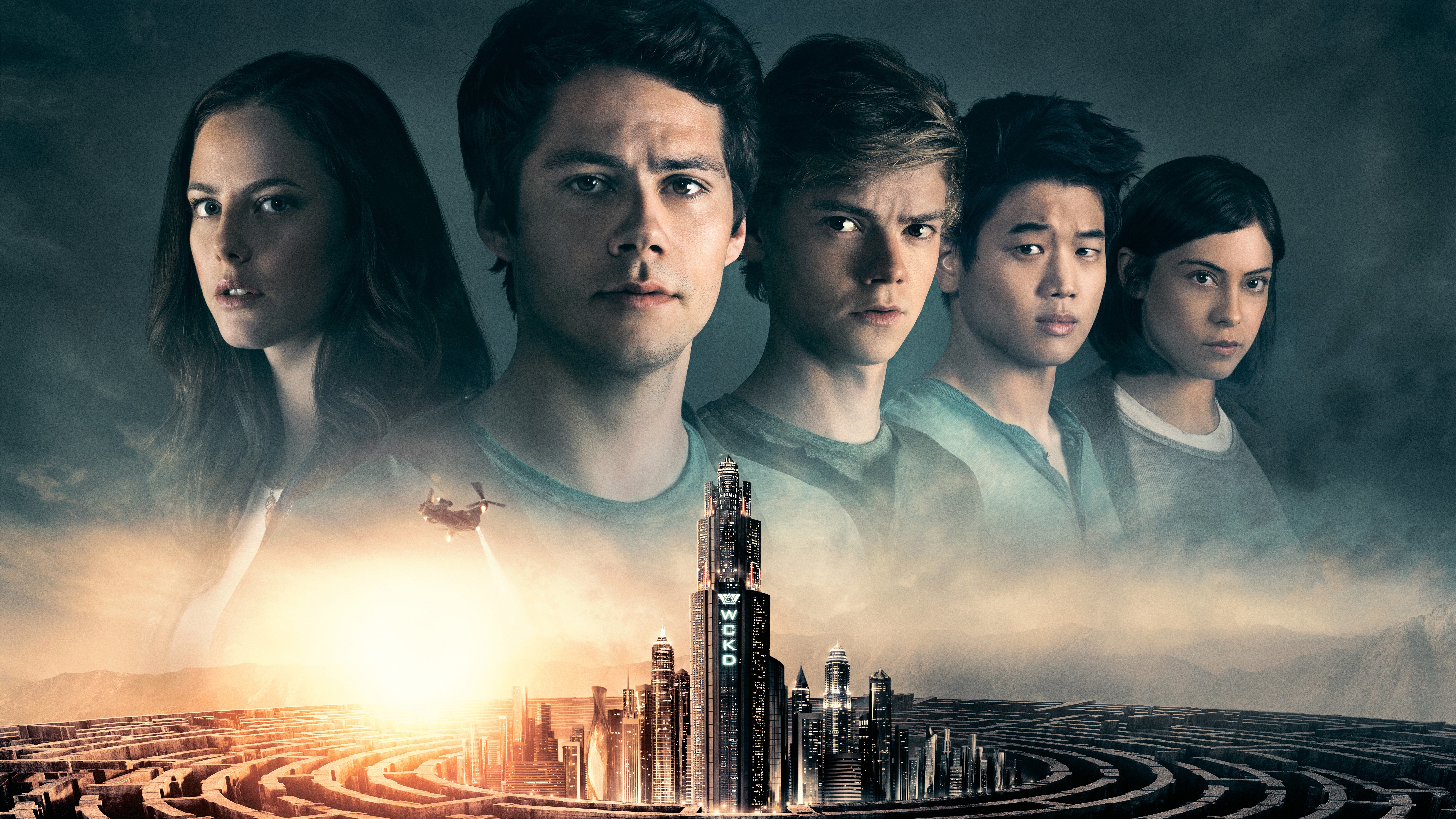 Dylan O 039 Brien Kaya Scodelario Ki Hong Lee Maze Runner The Death Cure Rosa Salazar Thomas Brodie  7680x4320