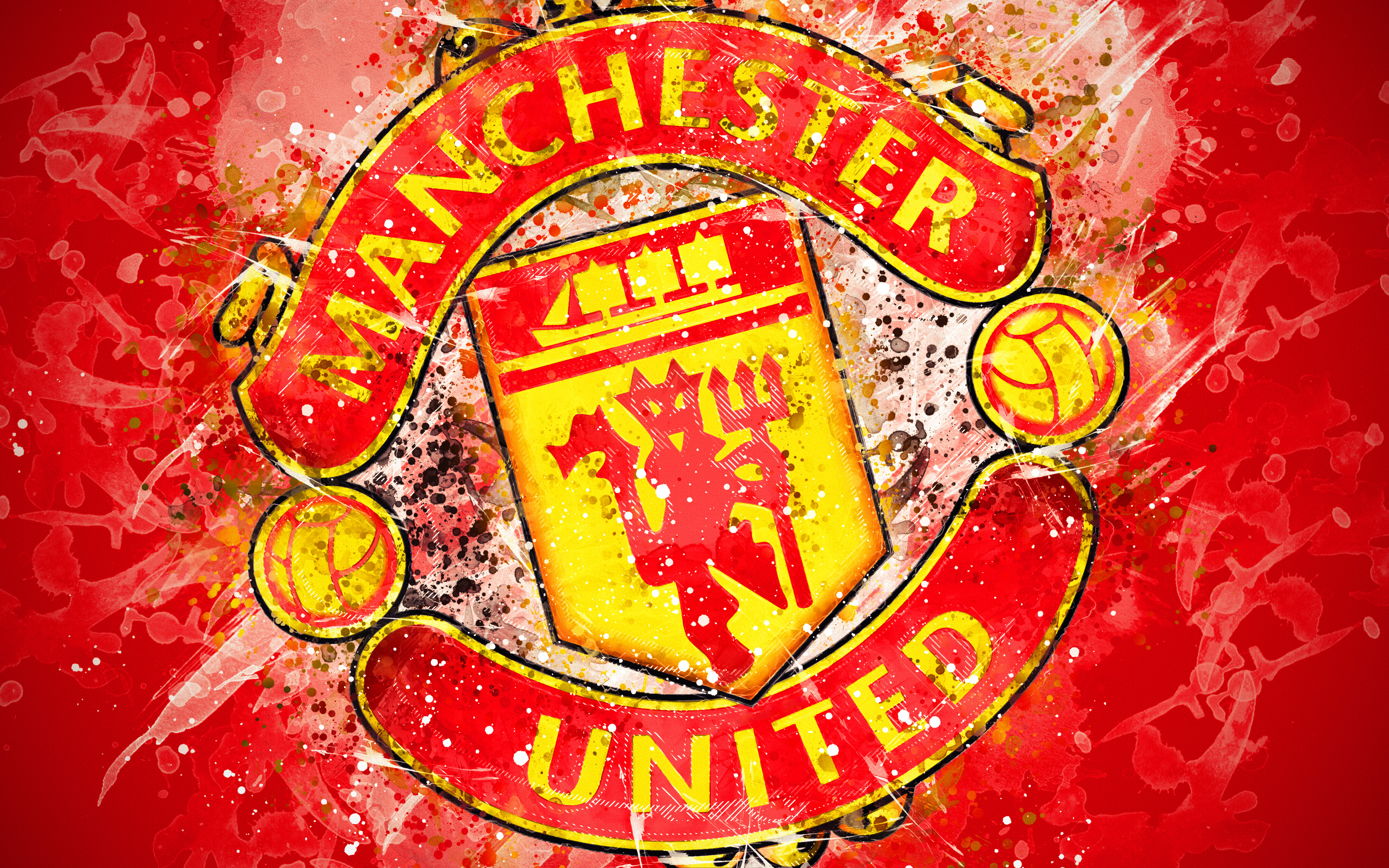 Logo Manchester United F C Soccer 3840x2400
