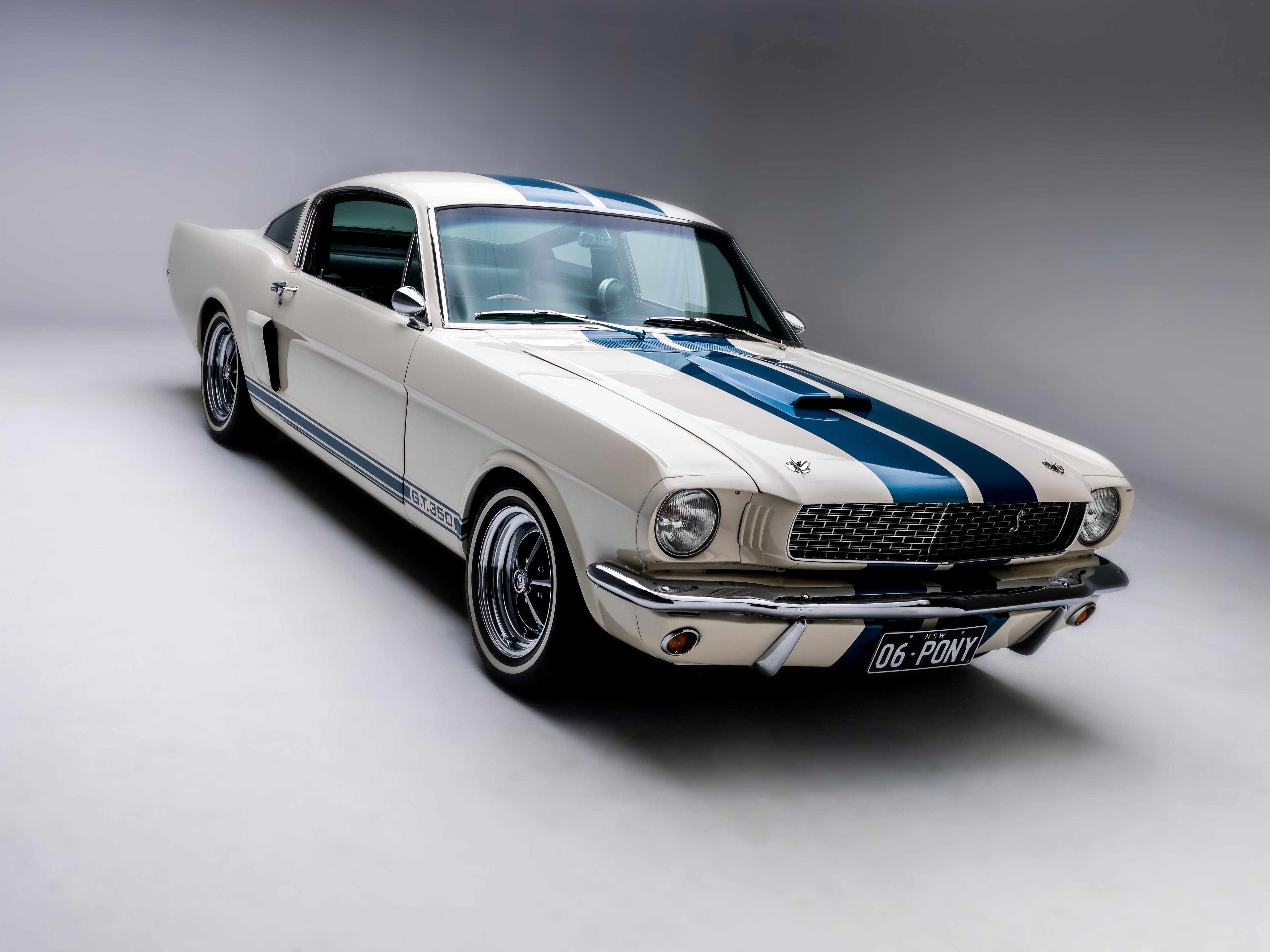 Car Fastback Ford Shelby Gt350 Muscle Car White Car 4096x3072