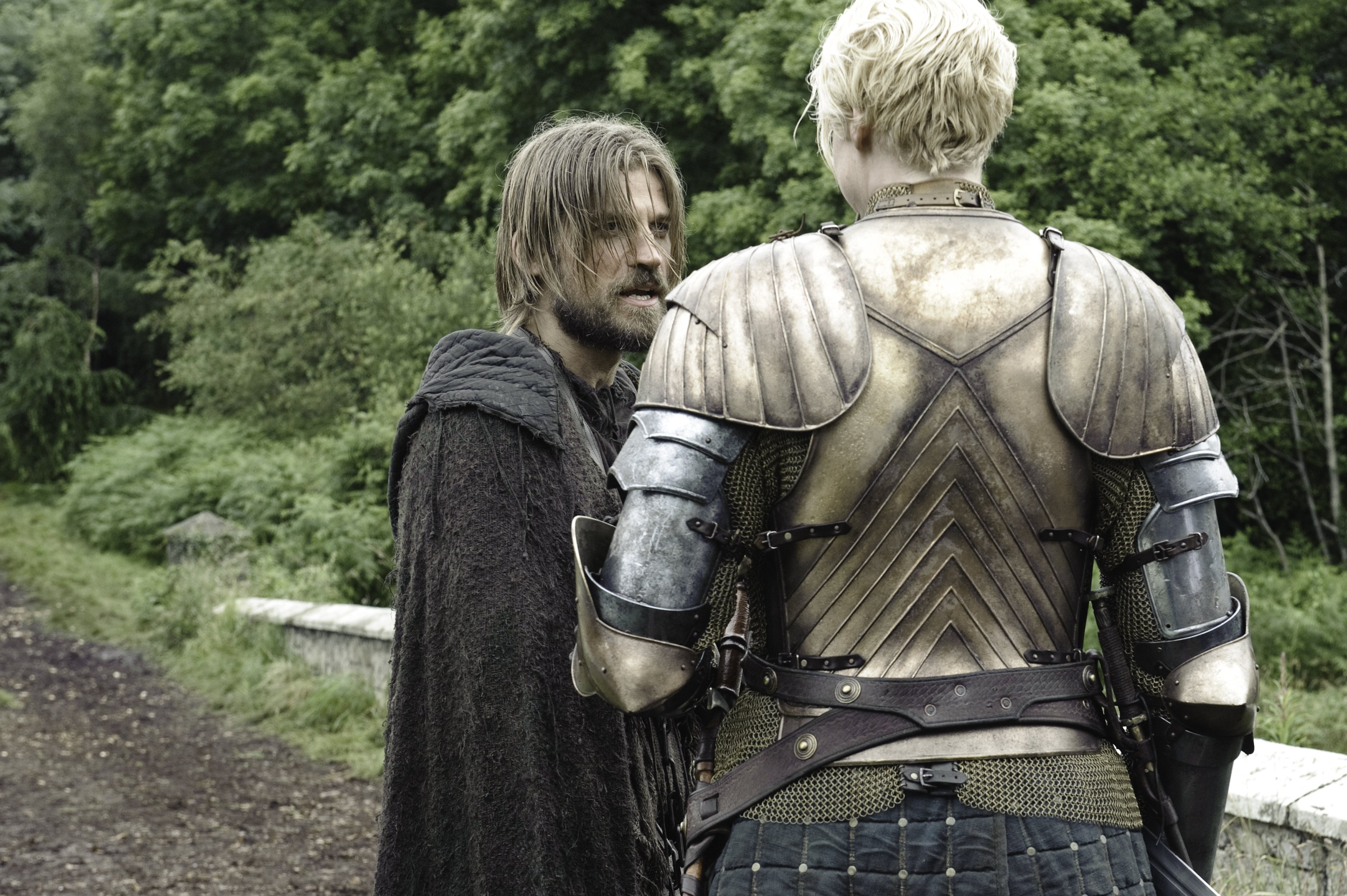 Brienne Of Tarth Gwendoline Christie Jaime Lannister Nikolaj Coster Waldau 4256x2832