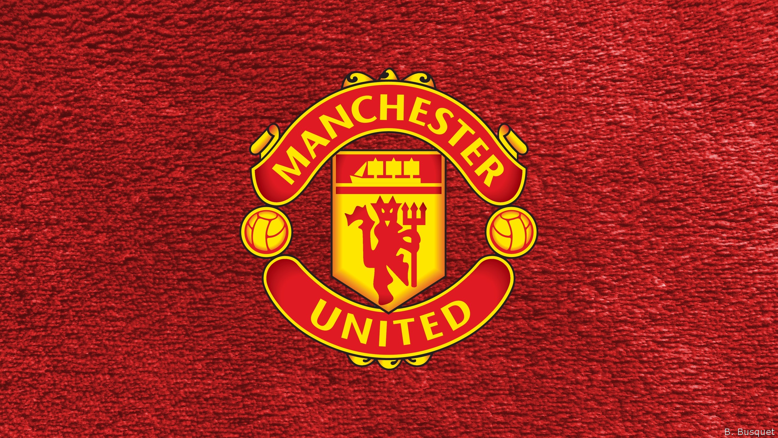 Emblem Logo Manchester United F C Soccer 2560x1440