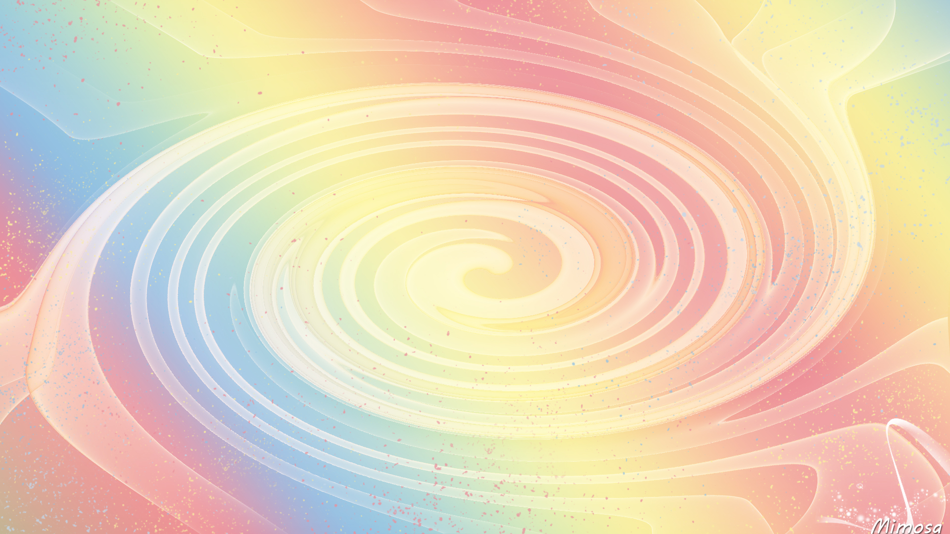 Abstract Colors Digital Art Fractal Gradient Rainbow 1920x1080