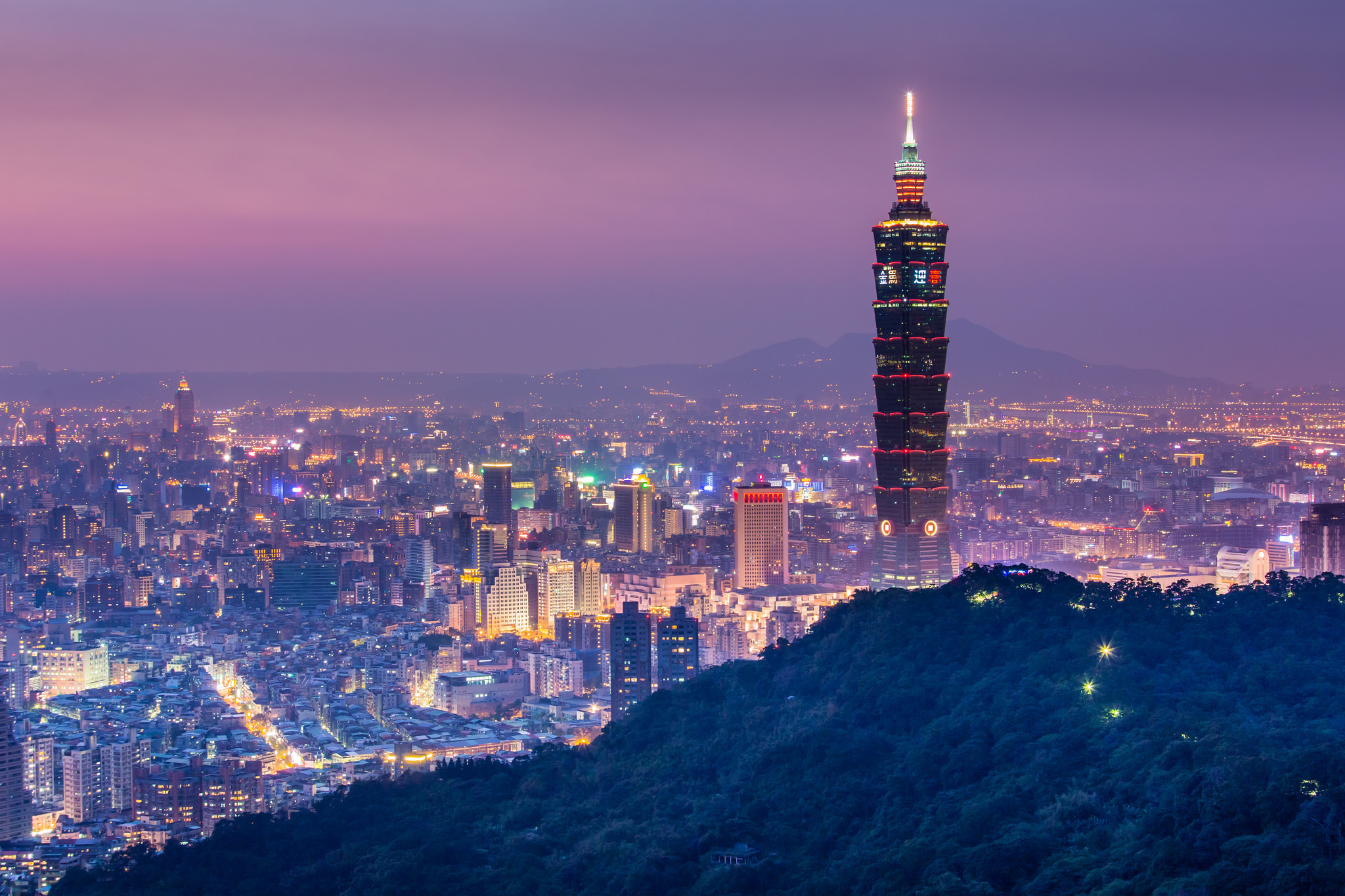 City Cityscape Skyscraper Taipei Taipei 101 2048x1365