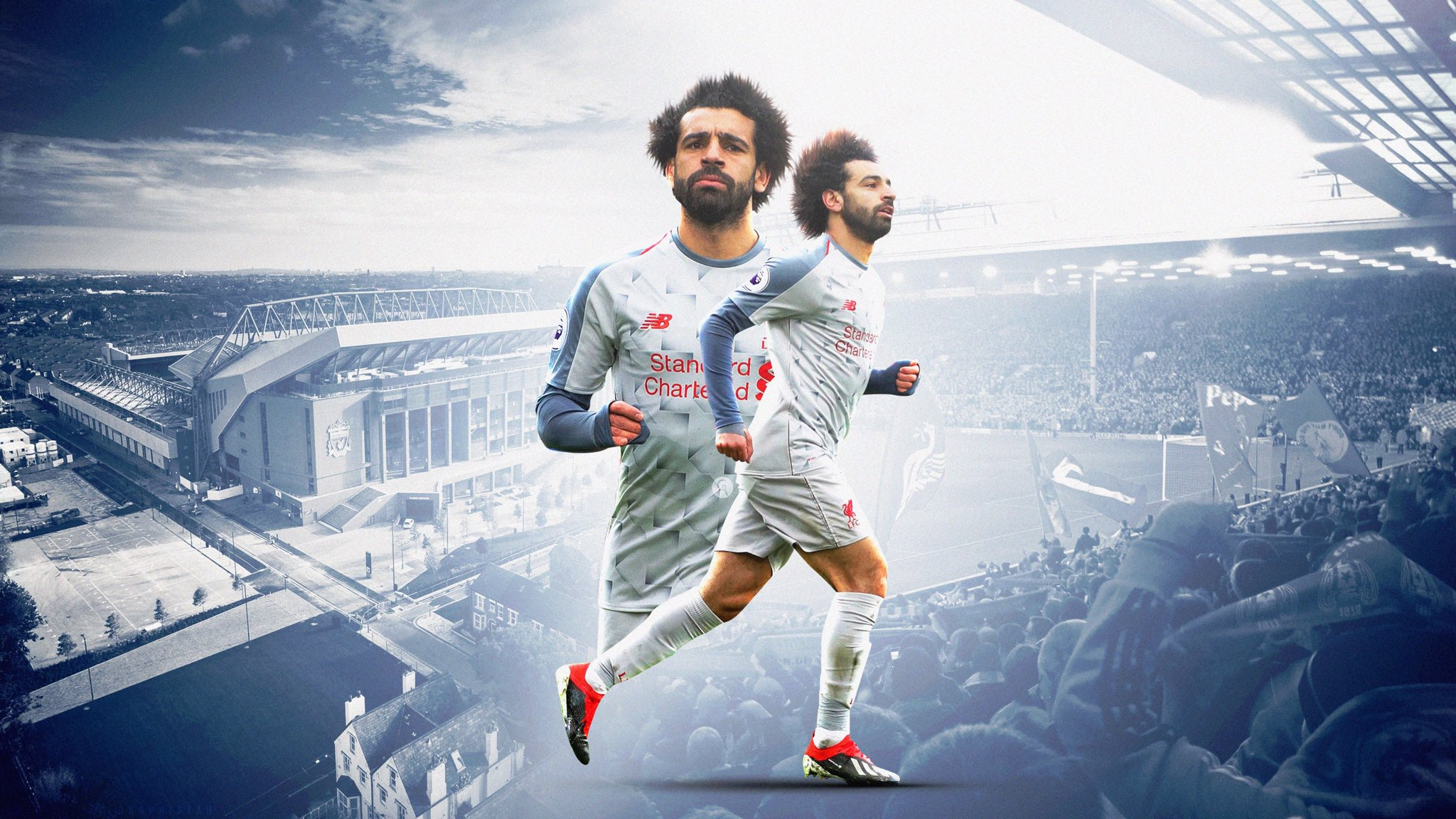 Egyptian Liverpool F C Mohamed Salah Soccer 2048x1152