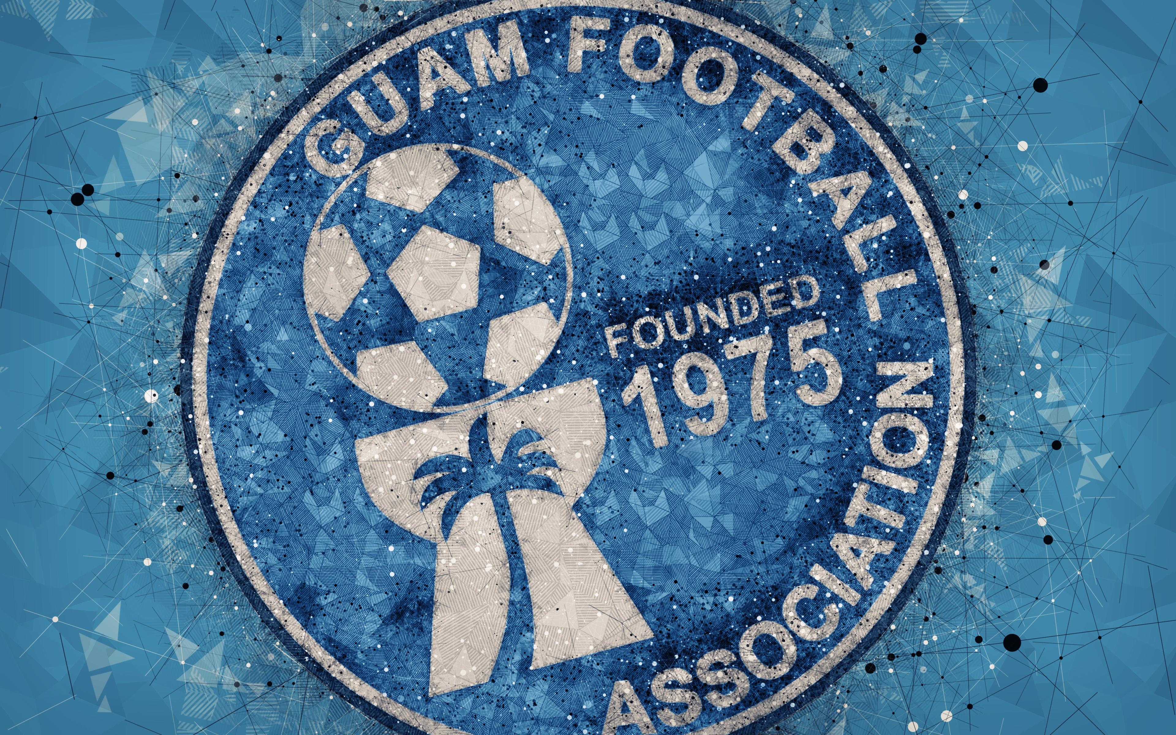 Emblem Guam Logo Soccer 3840x2400