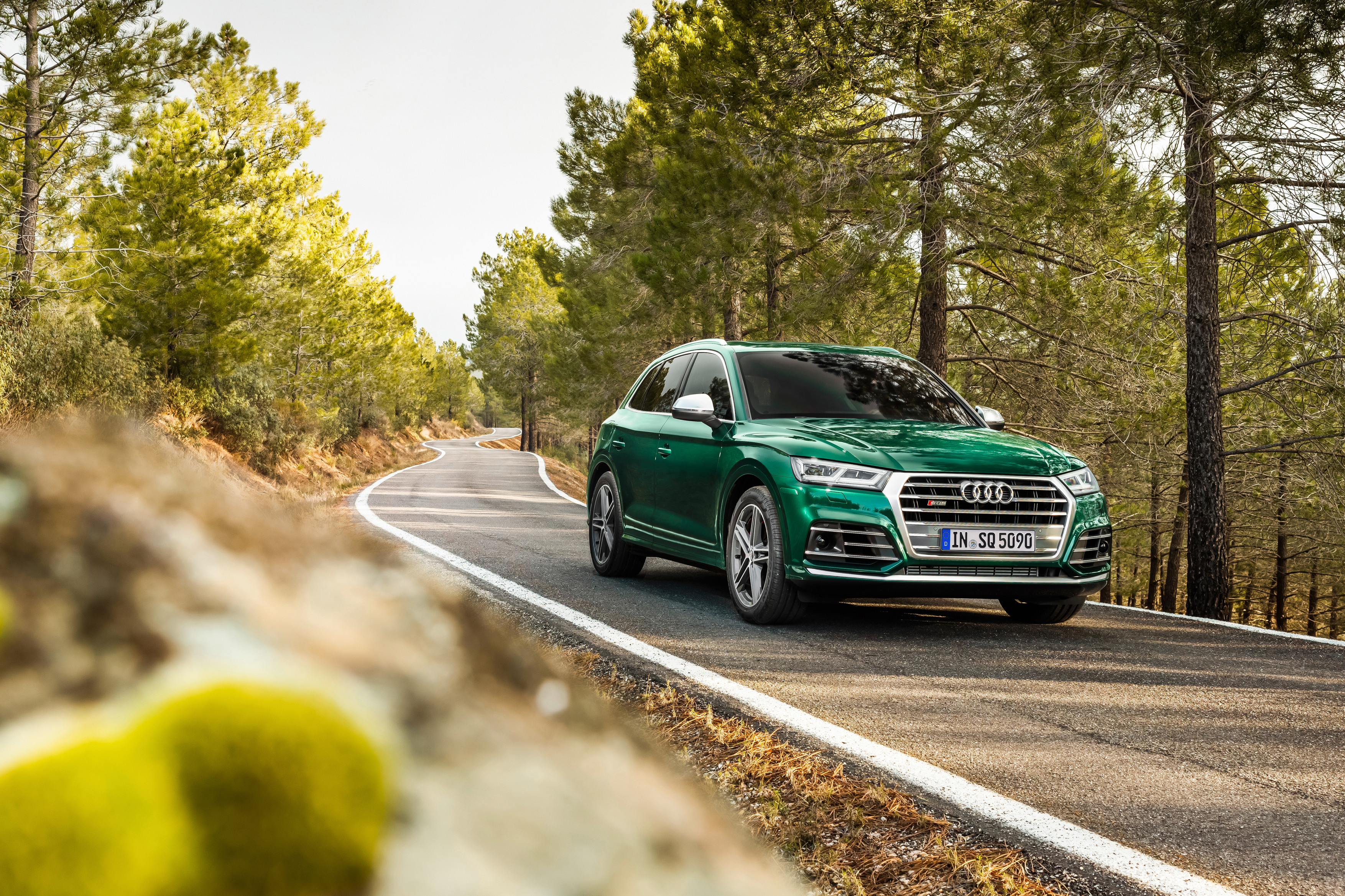 Audi Audi Sq5 Car Green Car Suv Vehicle 3508x2338