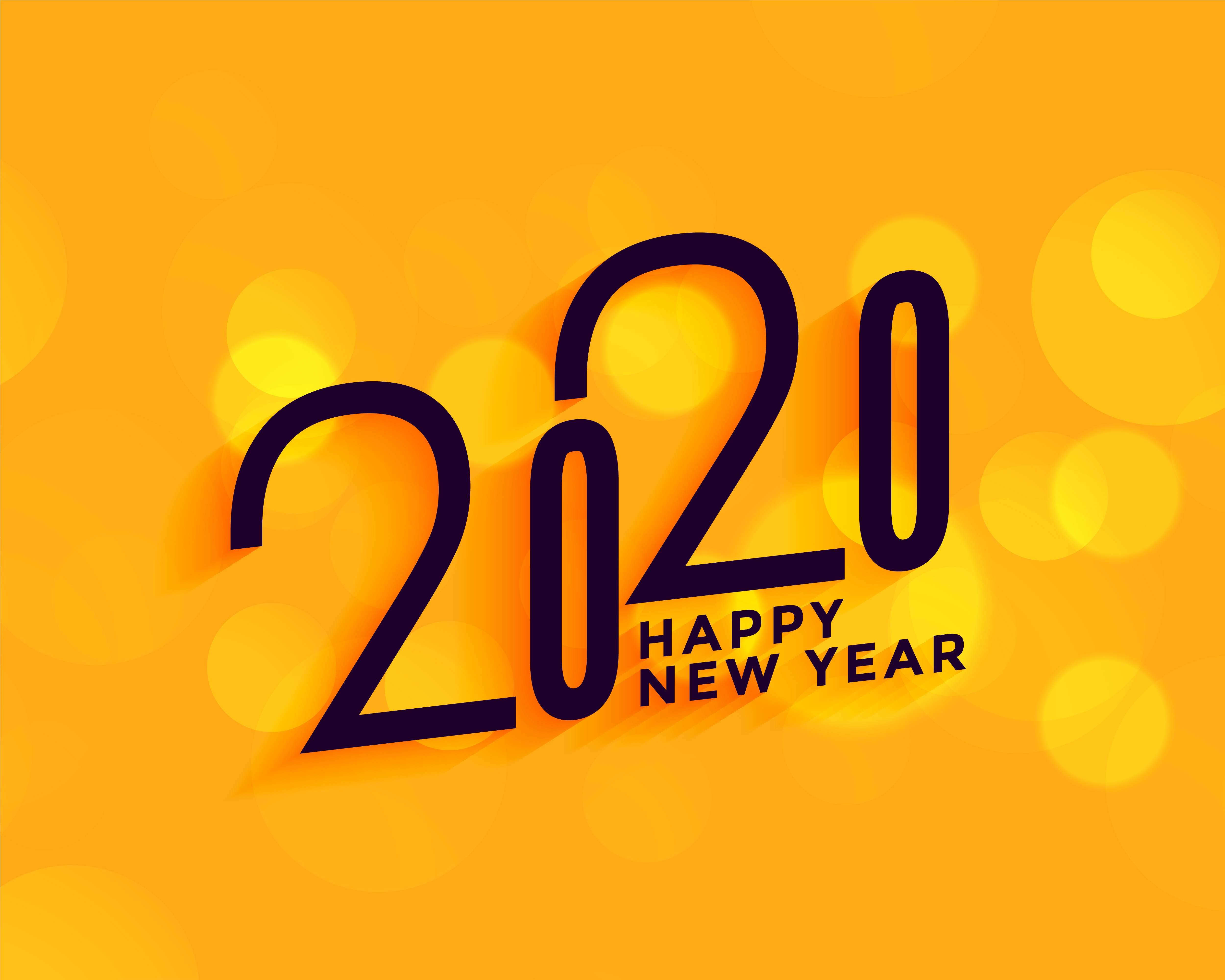 Happy New Year Minimalist New Year New Year 2020 5001x4001