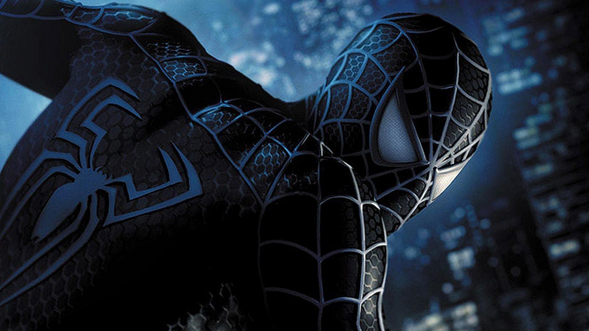 Black Suit Spider Man 3 Spider Man Superhero Movies Marvel Comics 1920x1080