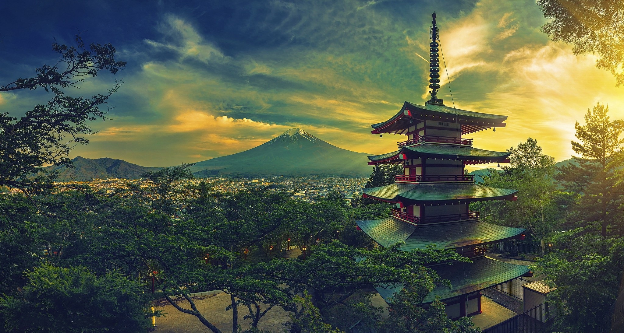 Mount Fuji 2048x1094